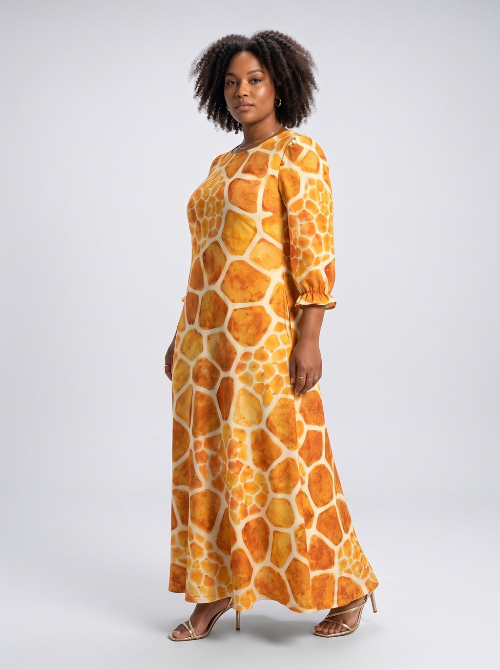 'Twiga' Long Sleeve Maxi Dress