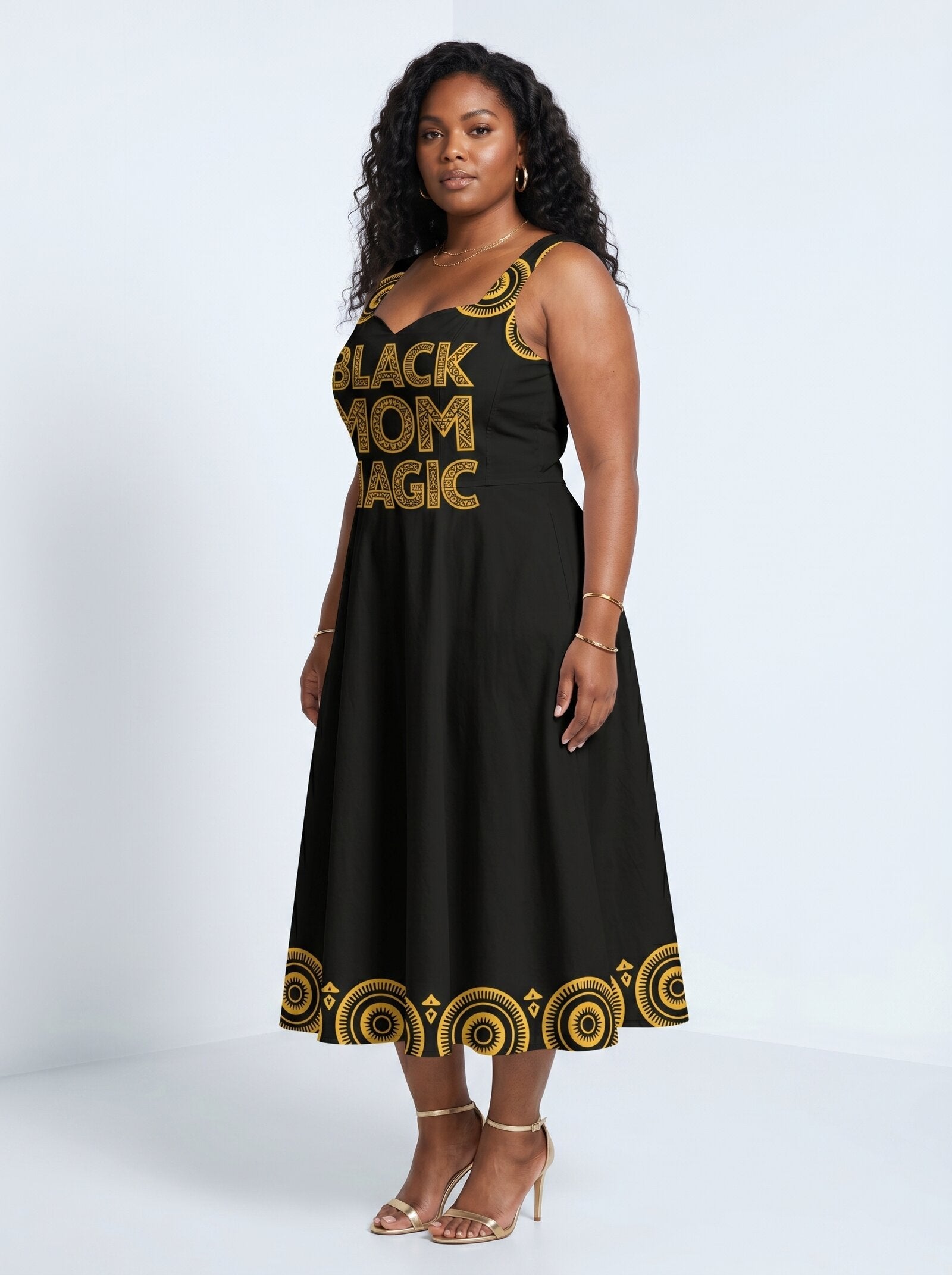 'Mamafo' Cotton Corset Dress