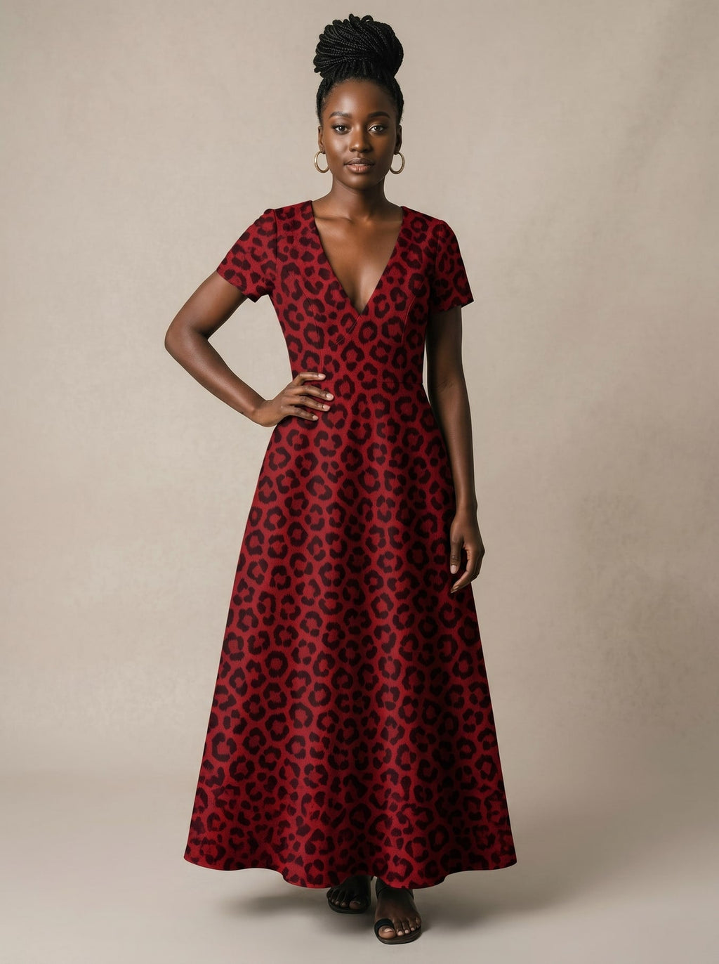 'Unstoppable' Short Sleeve Maxi Dress