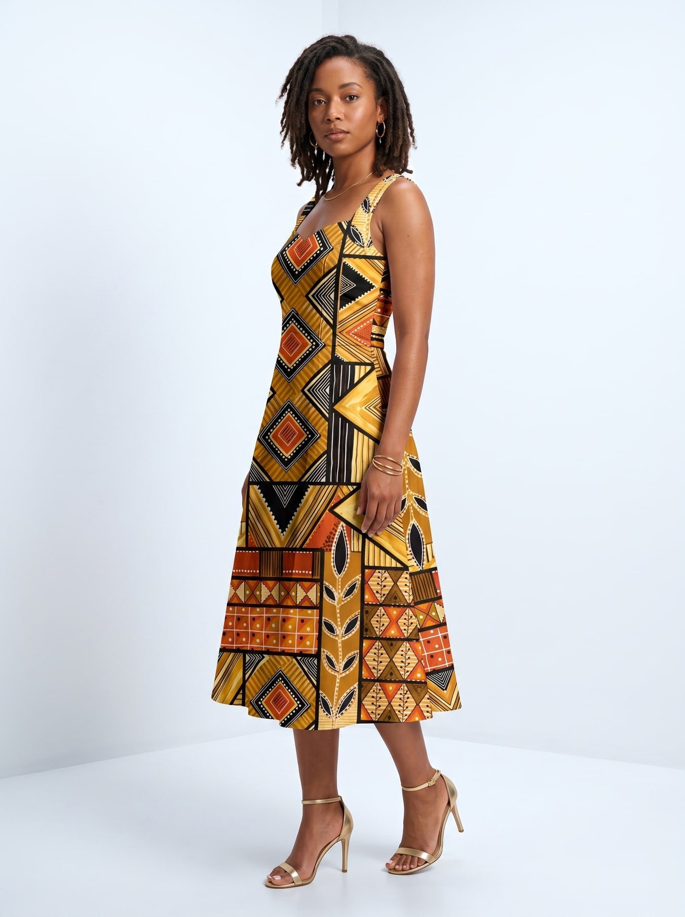 'Ardhi' Cotton Corset Dress