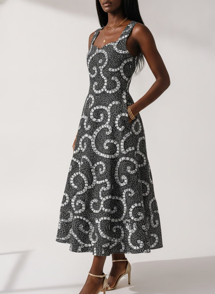 'Duara' Cotton Corset Dress