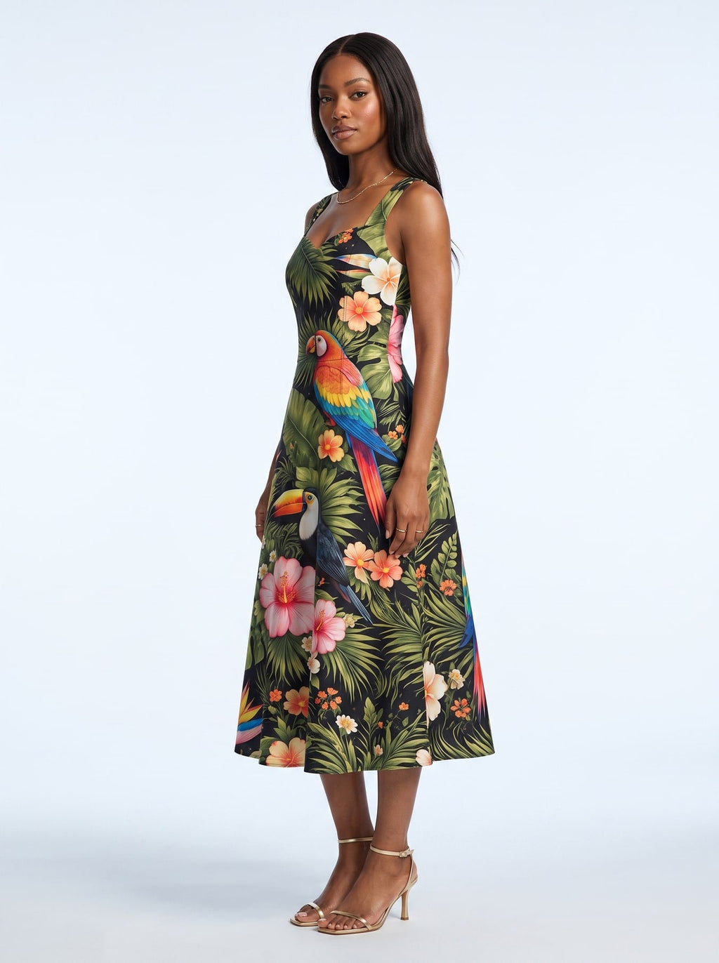 'Kasuku' Cotton Corset Dress