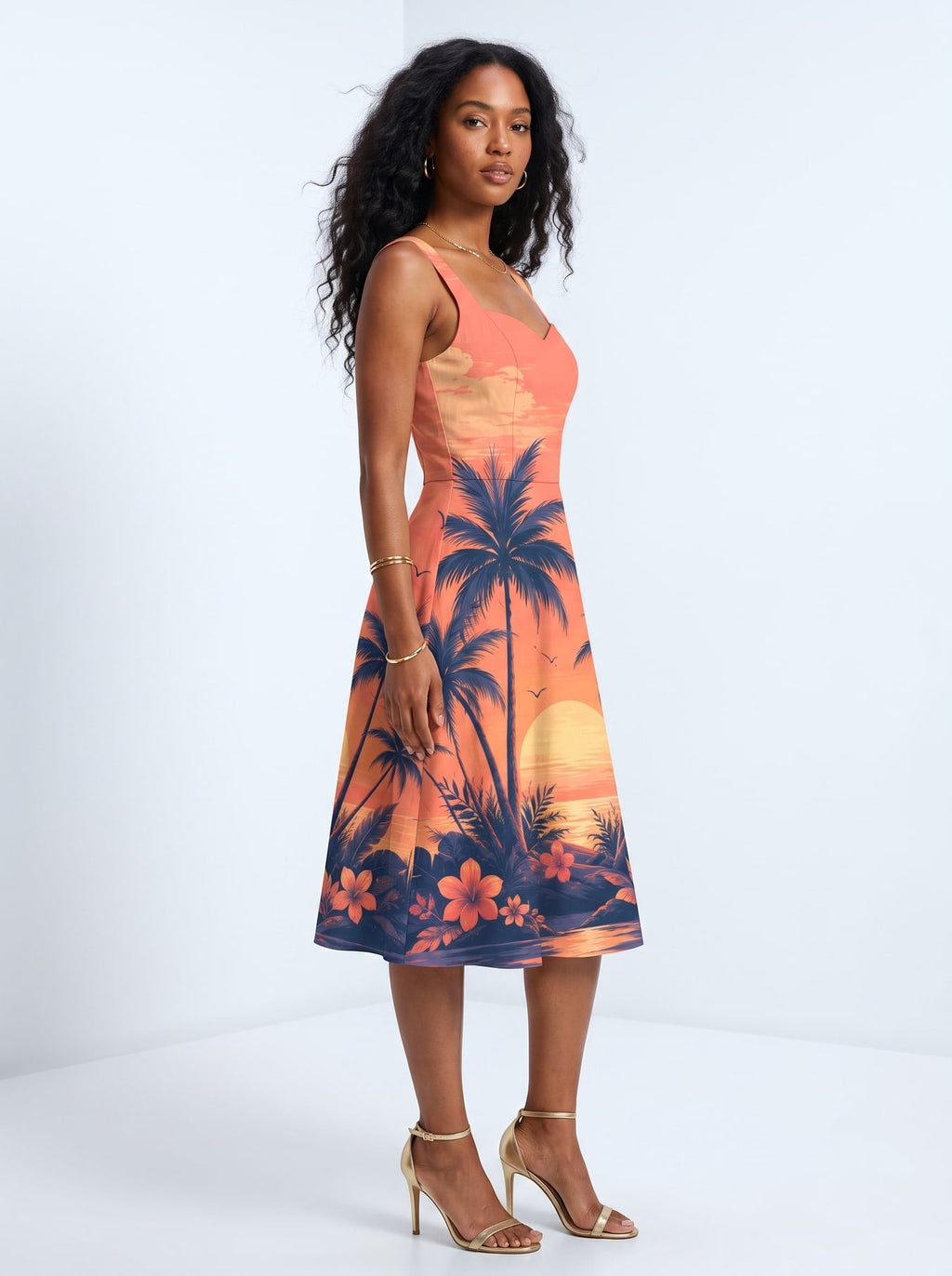 'Machweo' Cotton Corset Dress