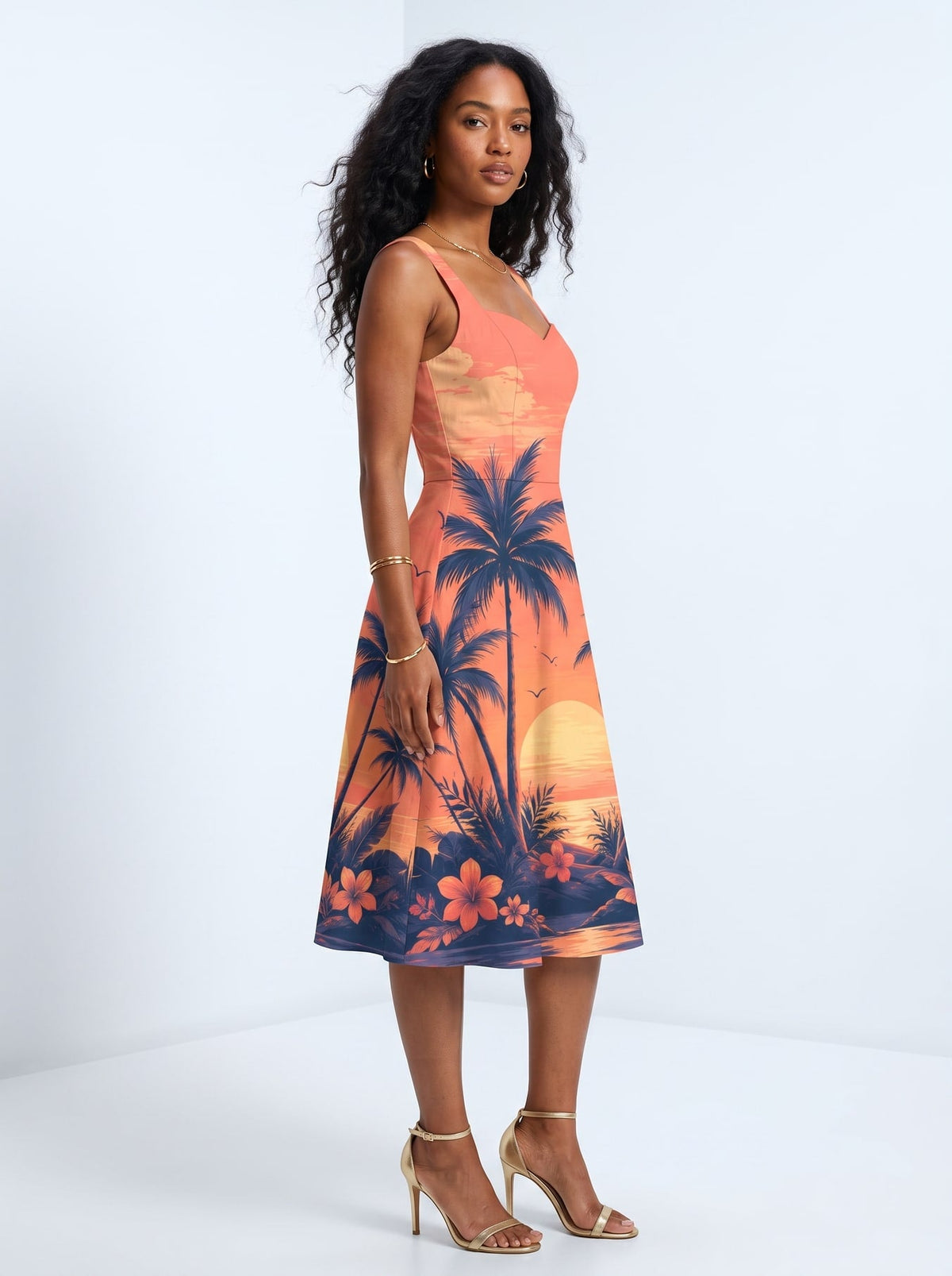'Machweo' Cotton Corset Dress