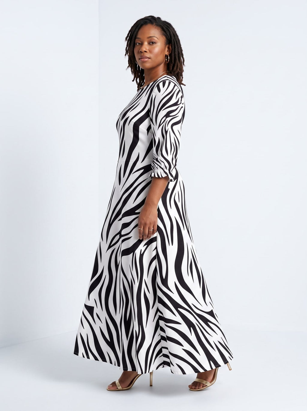 'Milia' Long Sleeve Maxi Dress