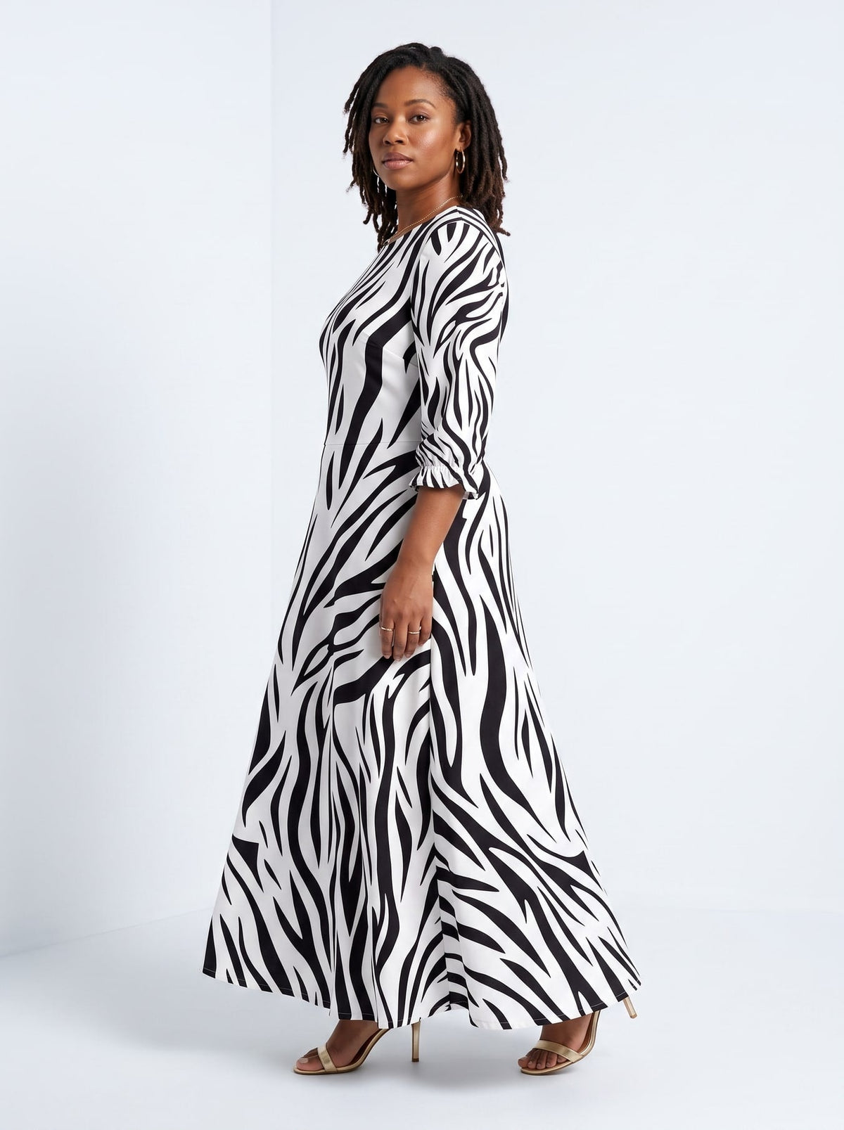 'Milia' Long Sleeve Maxi Dress