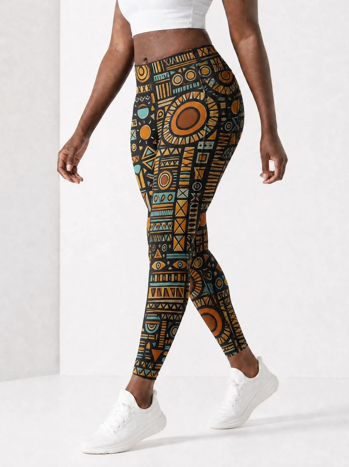 Afrocentric Pattern Leggings