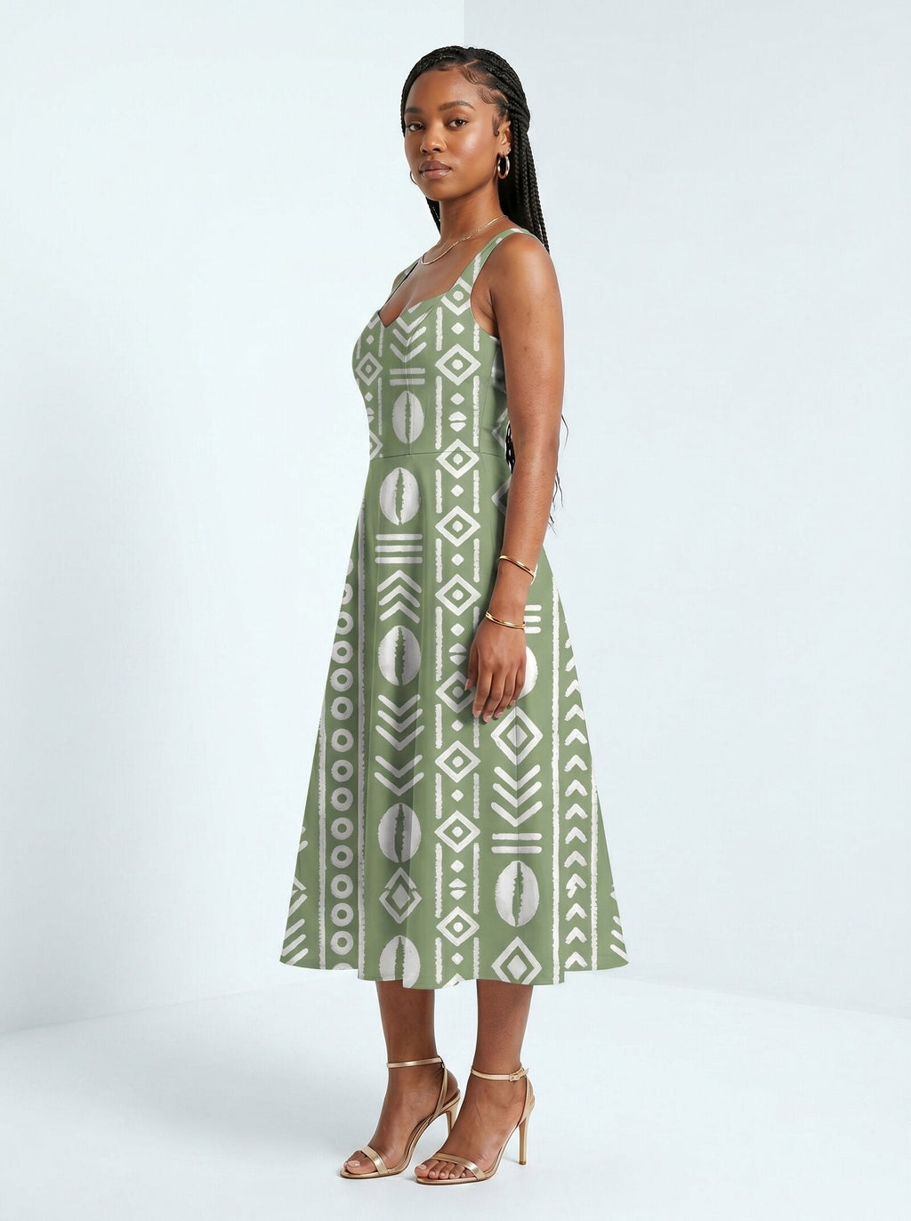 Oshun Verde Corset Dress
