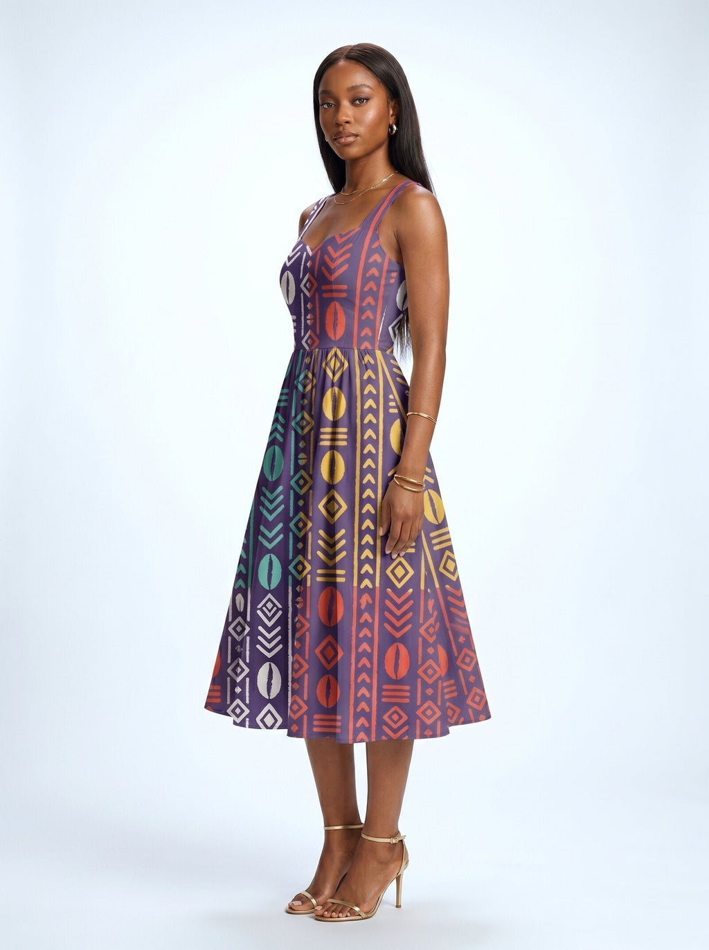 'Oshun Zamani' Cotton Corset Dress