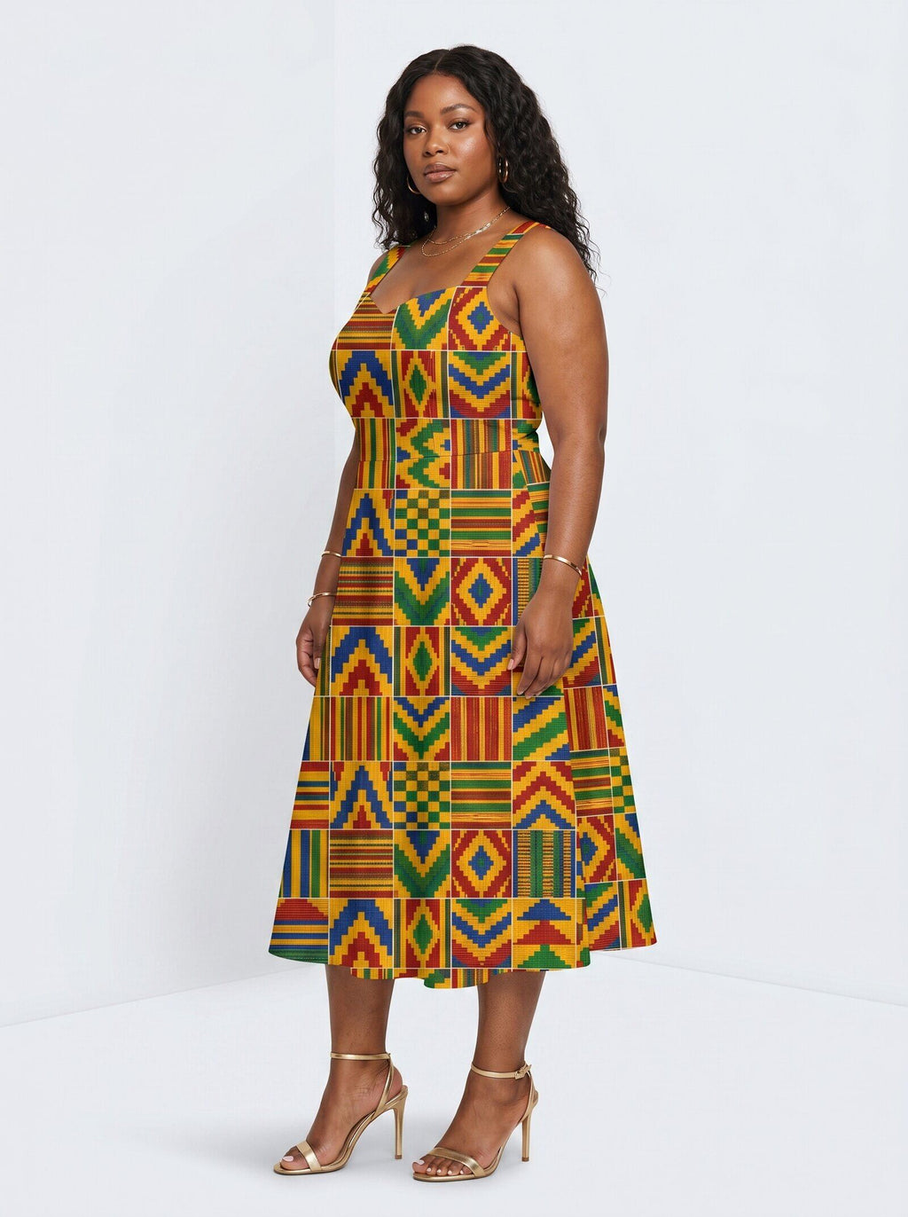 'Kumasi' Cotton Corset Dress
