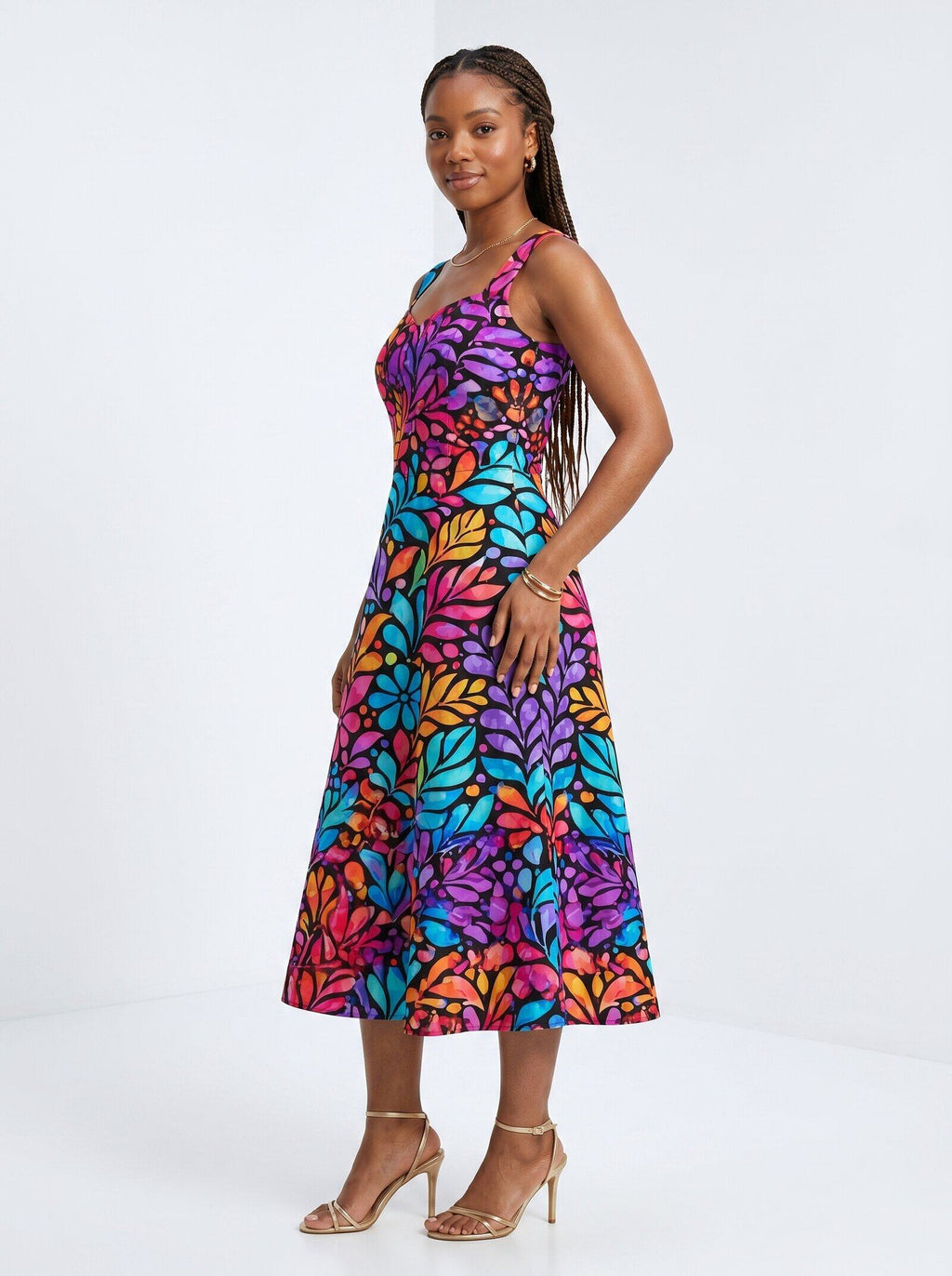 'Rangi' Cotton Corset Dress