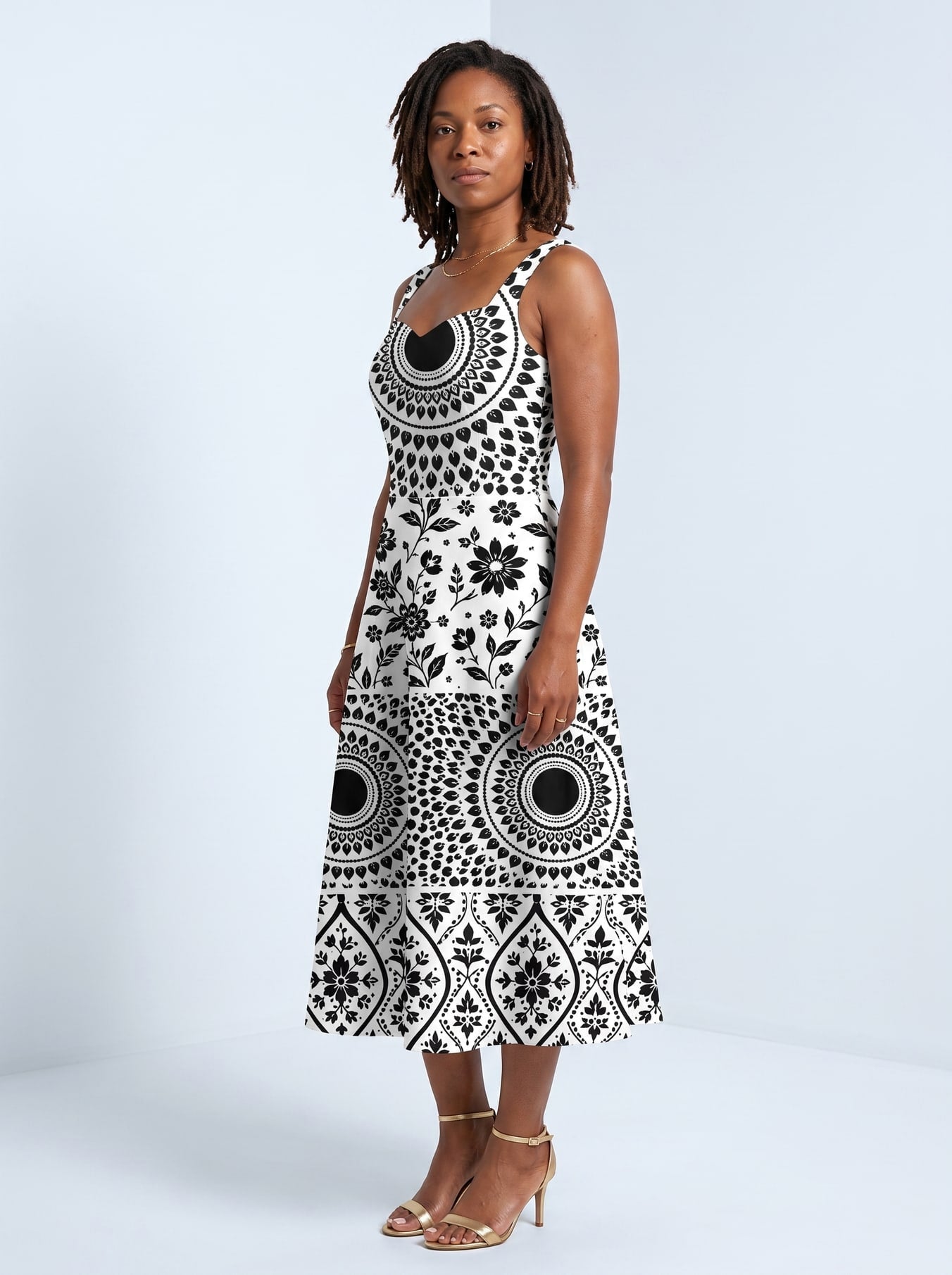 'Mwanga' Cotton Corset Dress