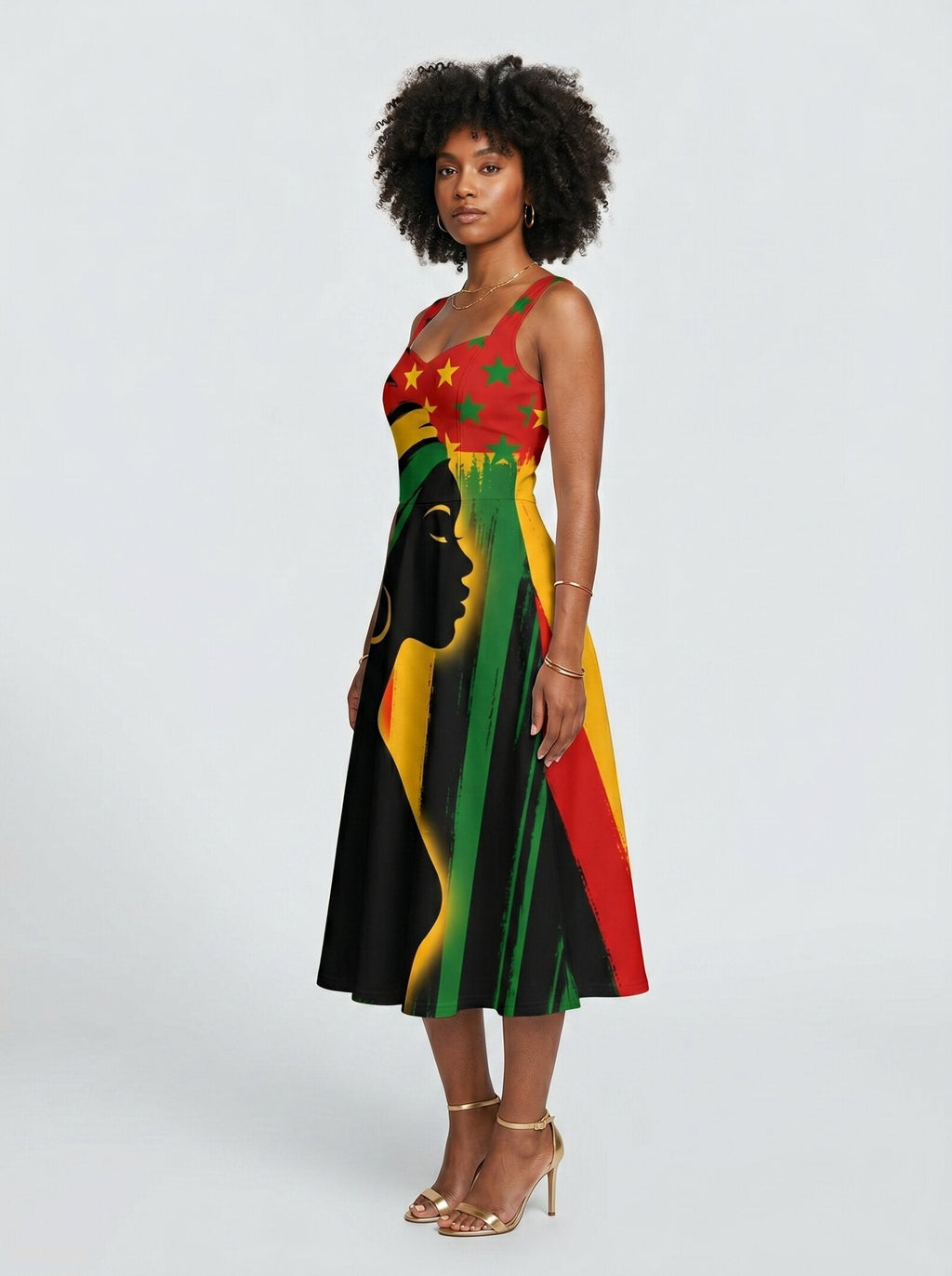 'Kwanza' Cotton Corset Dress
