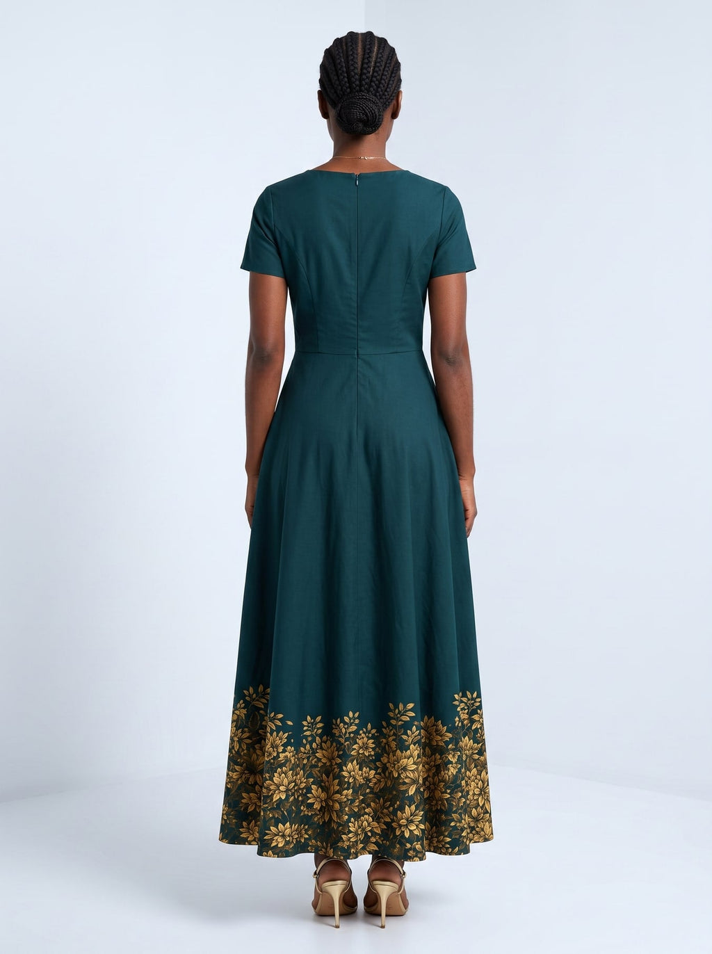 'Imara' Short Sleeve Maxi Dress