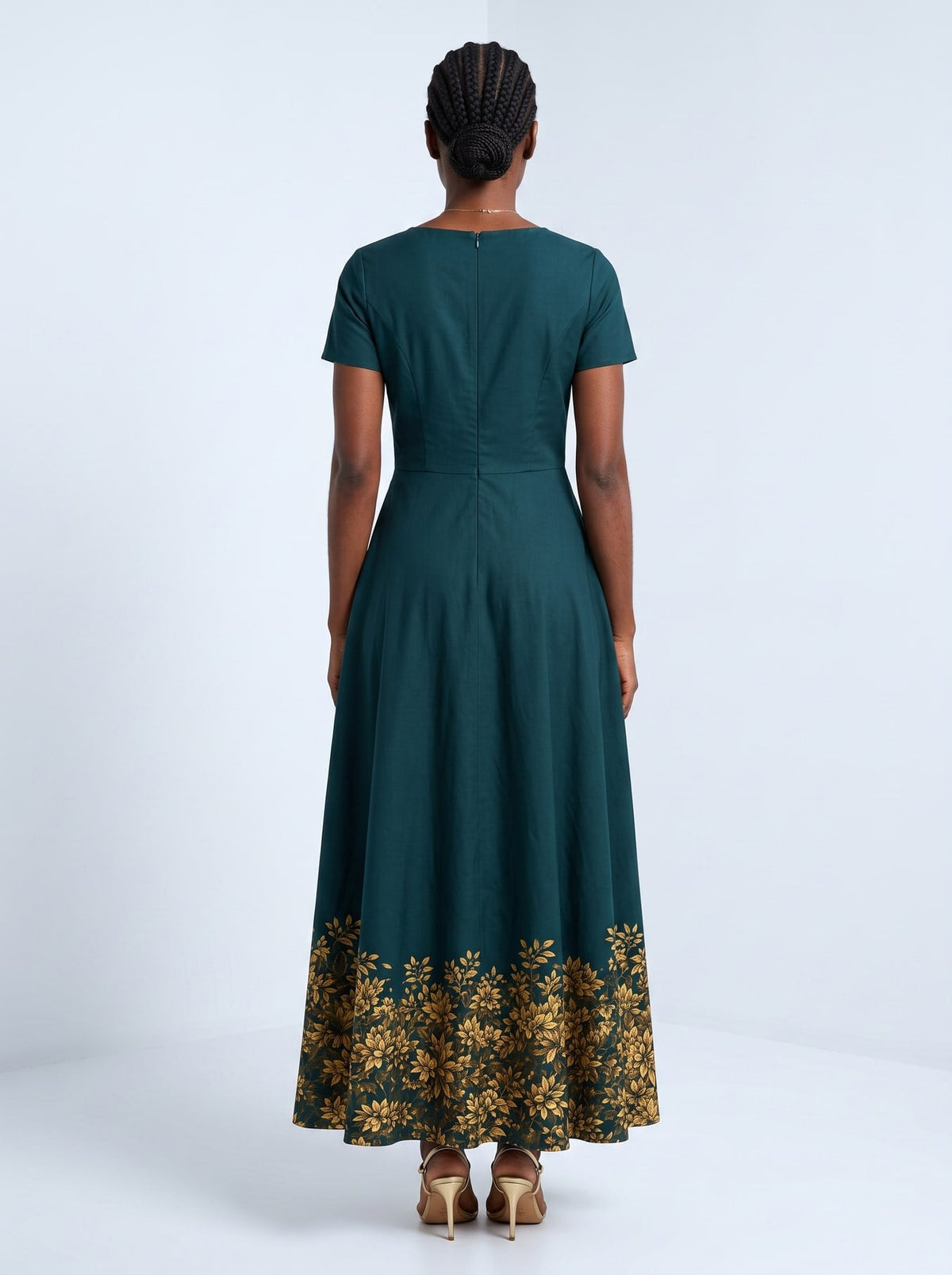'Imara' Short Sleeve Maxi Dress