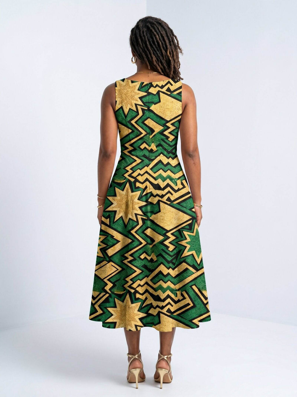 Emerald Sheba Cotton Corset Dress