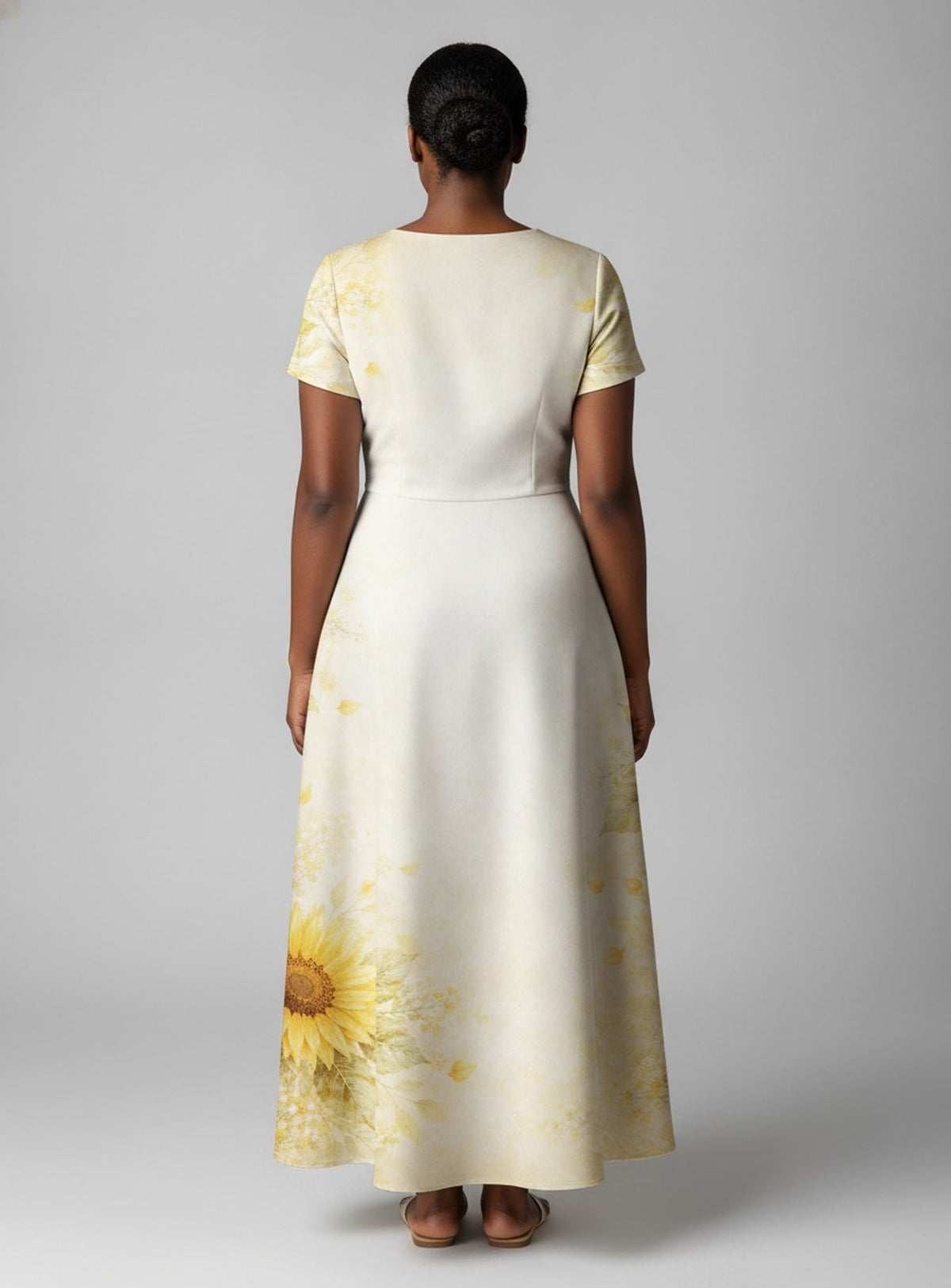 'Jua' Short Sleeve Maxi Dress