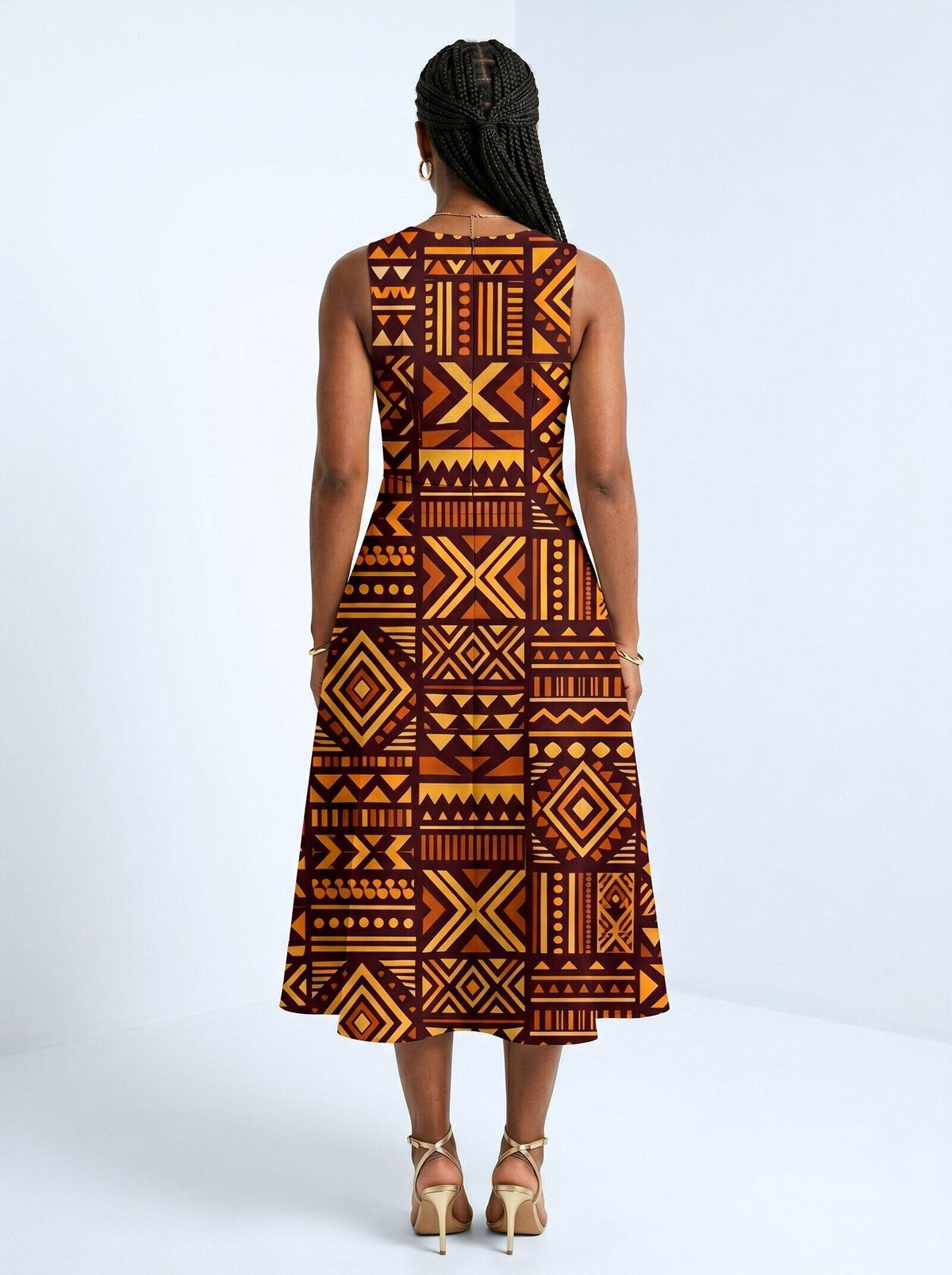 Mudcloth Corset Dress