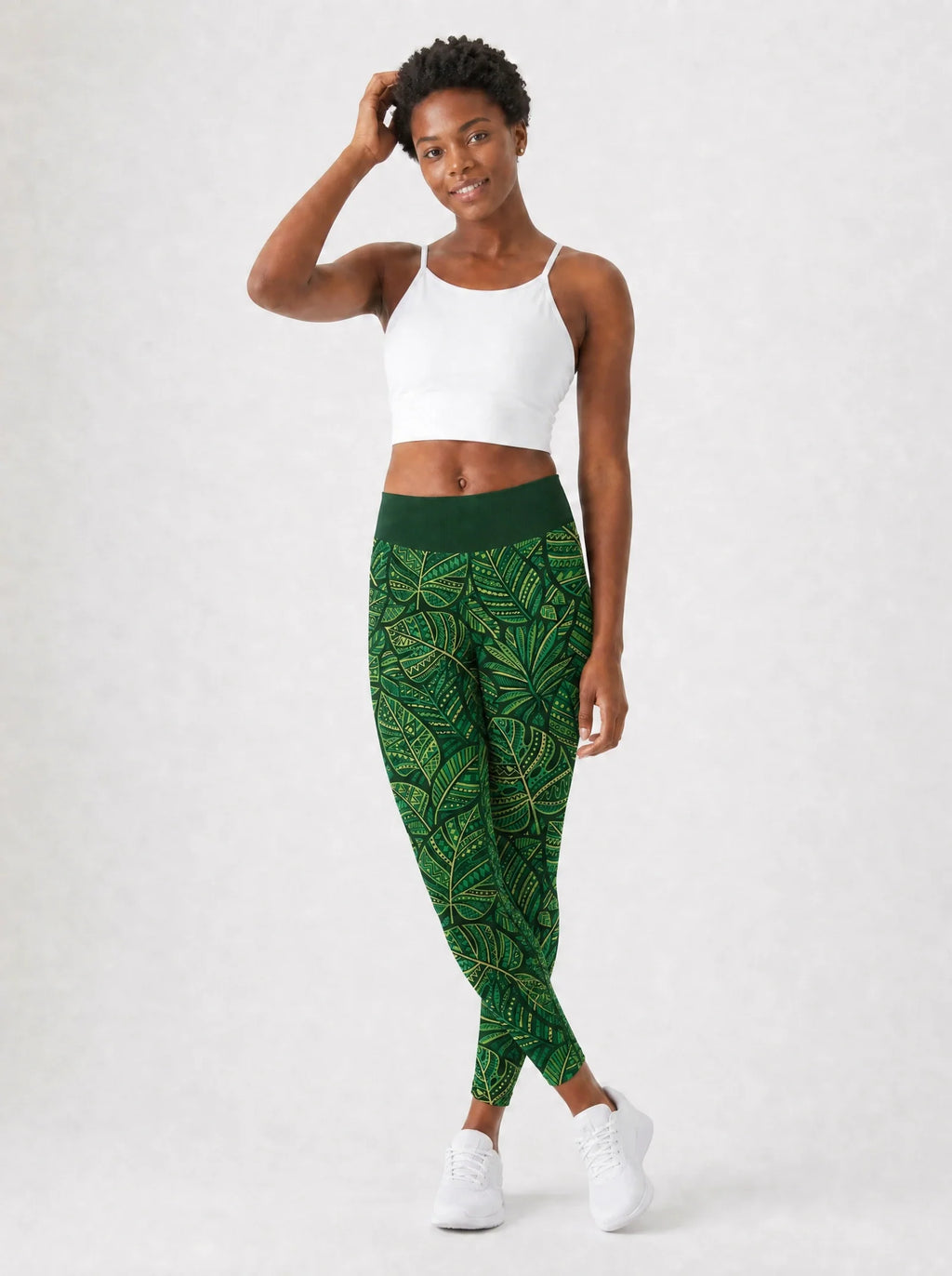'Asili' Emerald Leggings