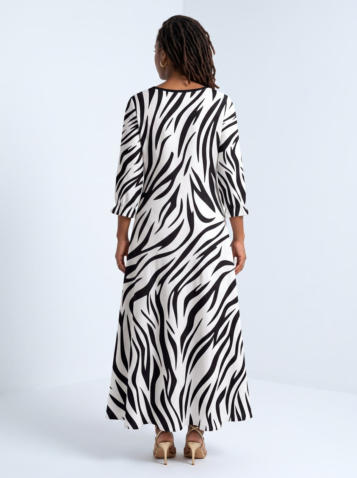 'Milia' Long Sleeve Maxi Dress