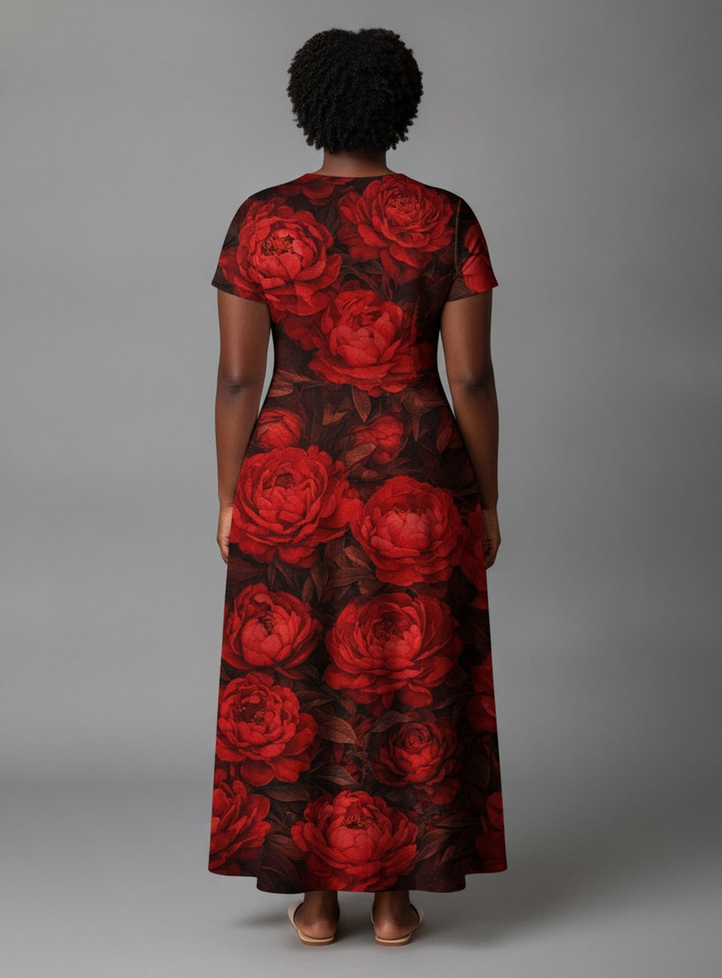 'Tosha' Short Sleeve Maxi Dress