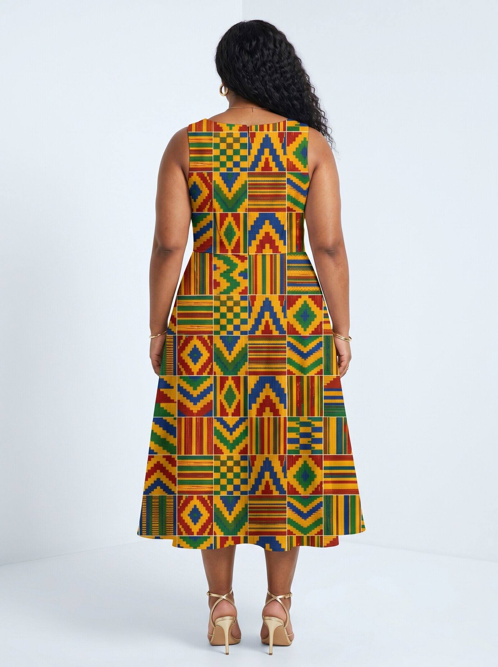 'Kumasi' Cotton Corset Dress