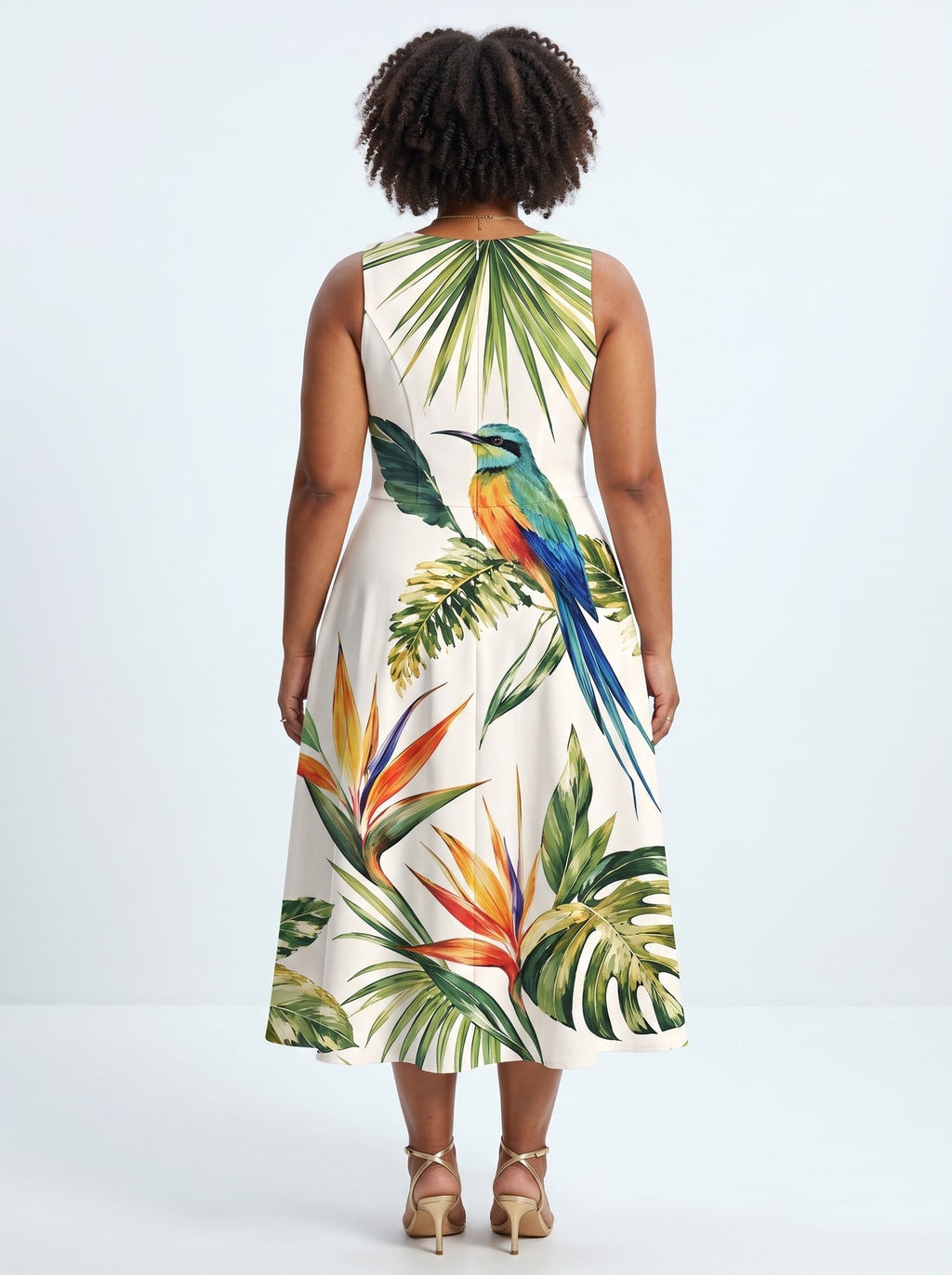 'Ndege' Cotton Corset Dress
