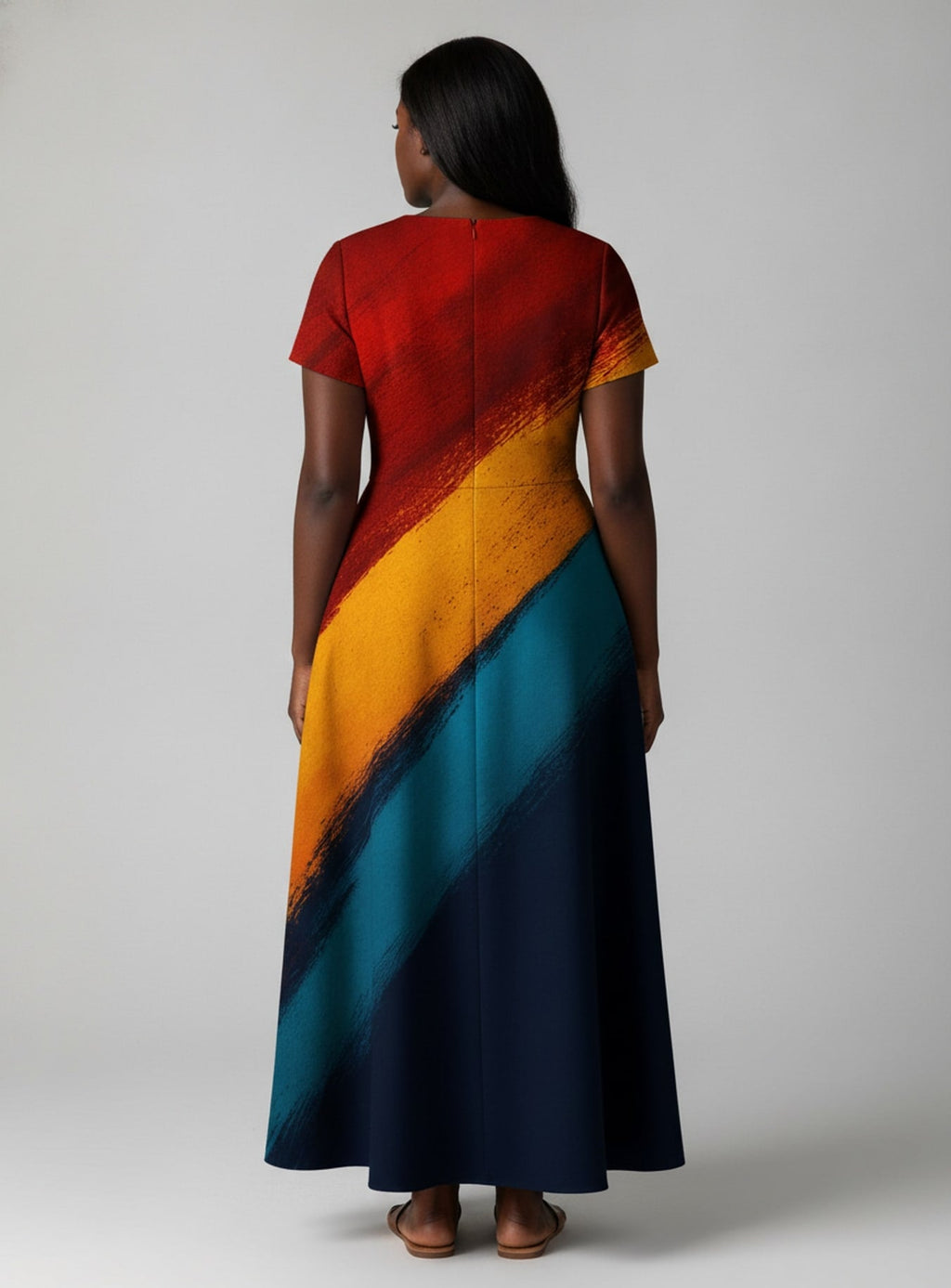 'Nala' Short Sleeve Maxi Dress