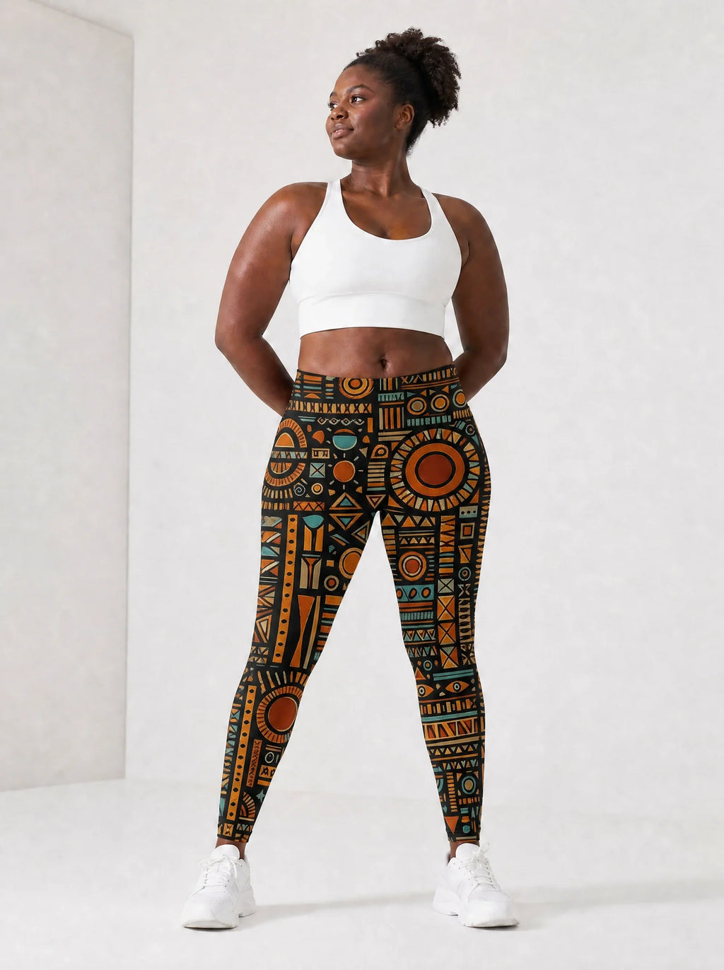 Afrocentric Pattern Leggings