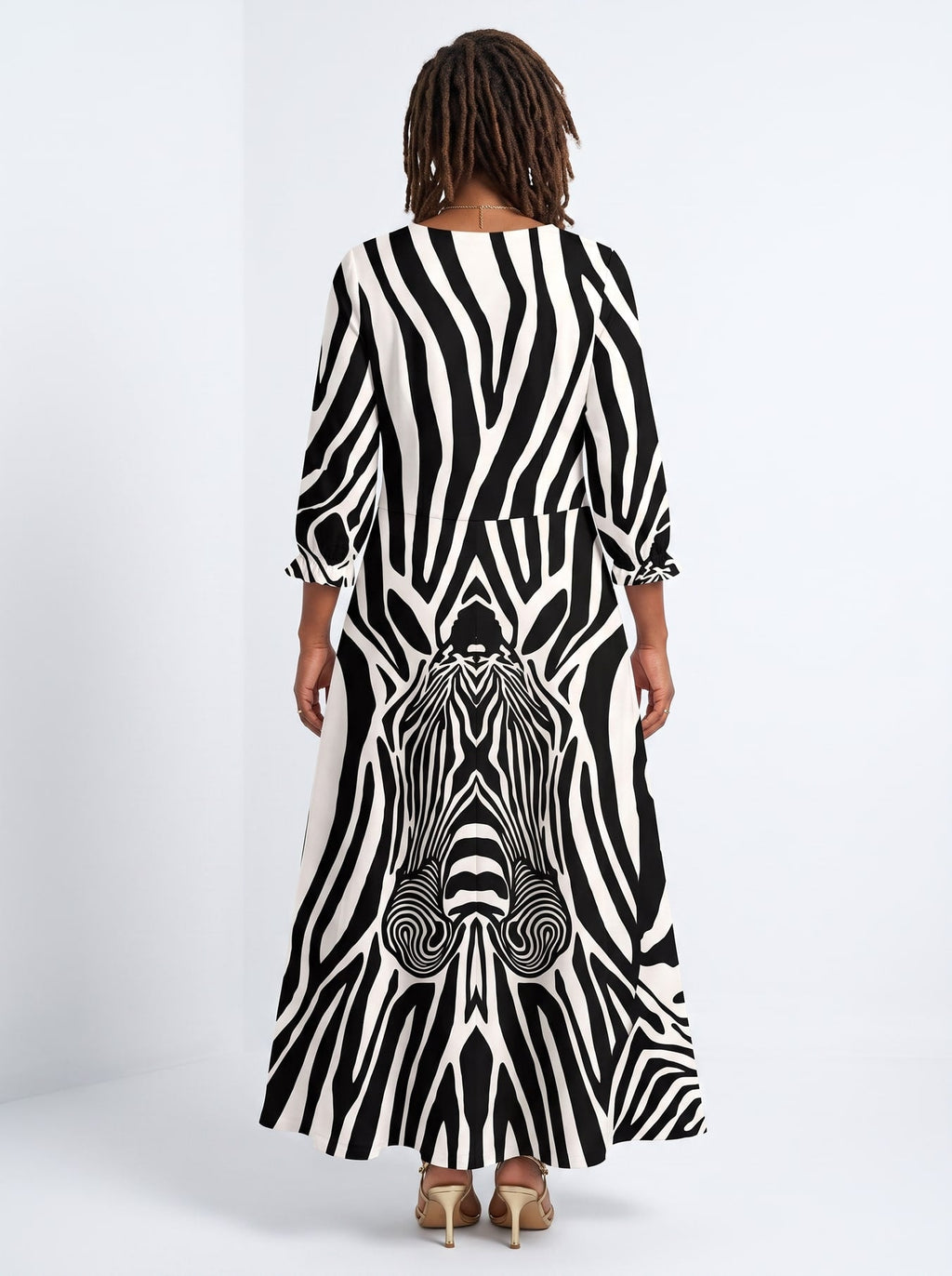'Punda' Long Sleeve Maxi Dress