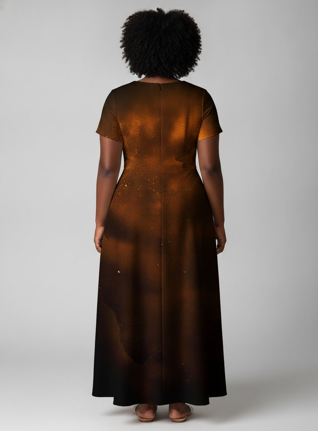 'Zuri' Short Sleeve Maxi Dress