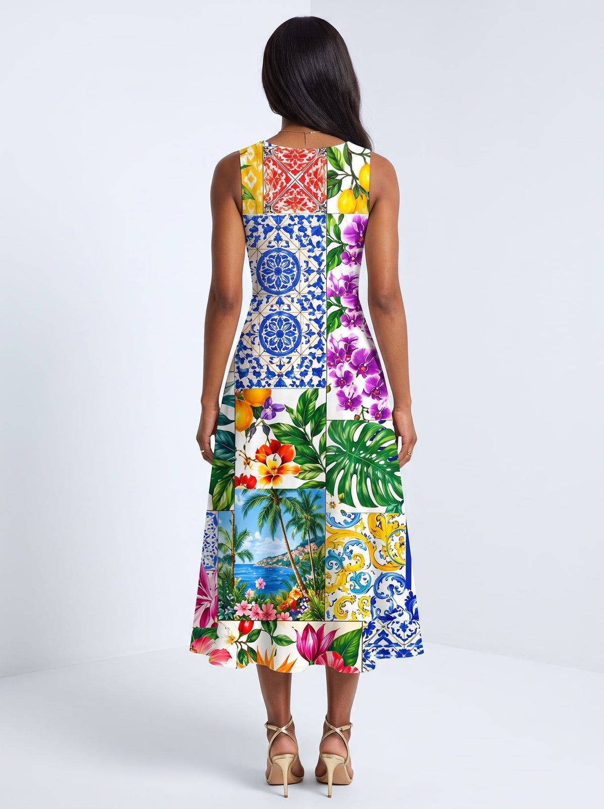'Kisiwa' Cotton Corset Dress