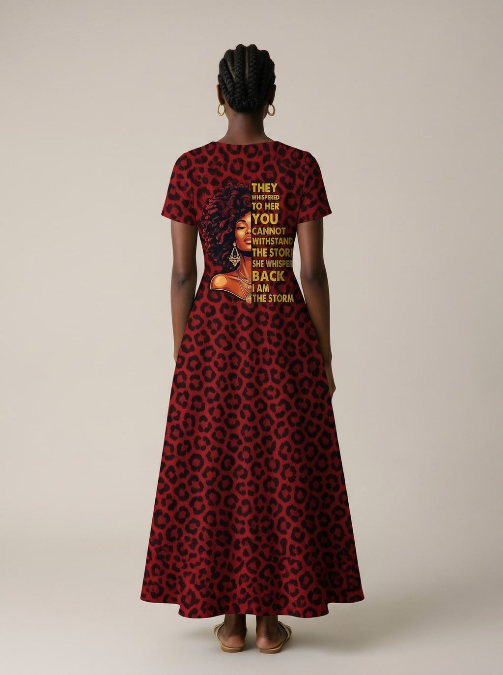 'Unstoppable' Short Sleeve Maxi Dress