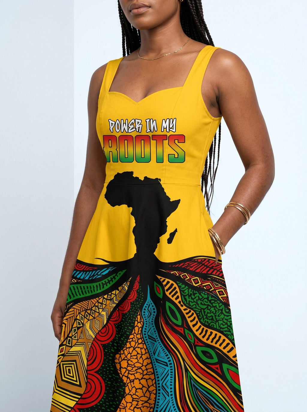 'Mzizi' Cotton Corset Dress