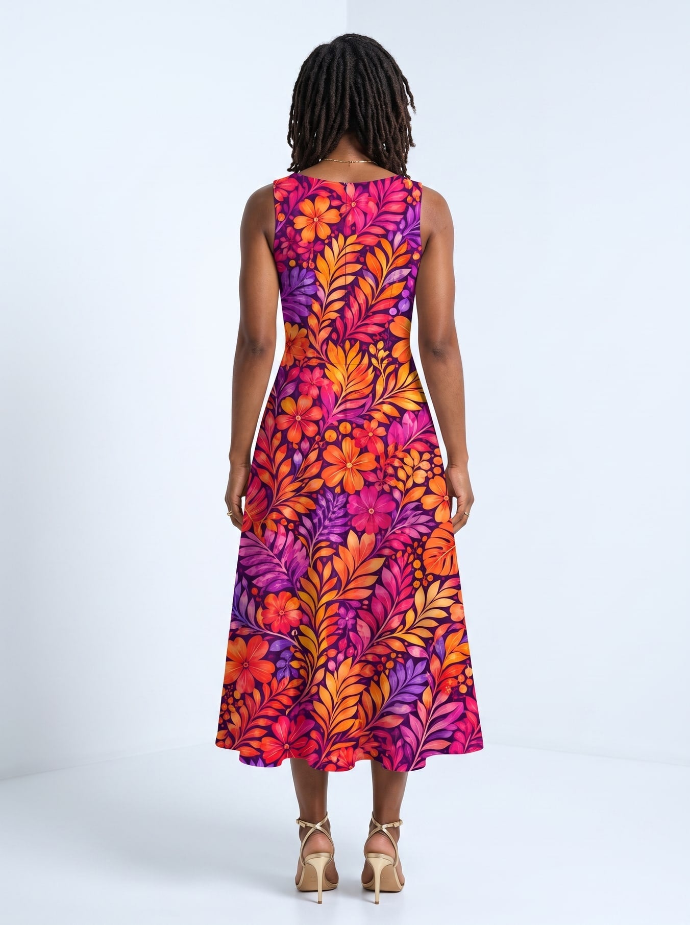 'Waridi' Cotton Corset Dress