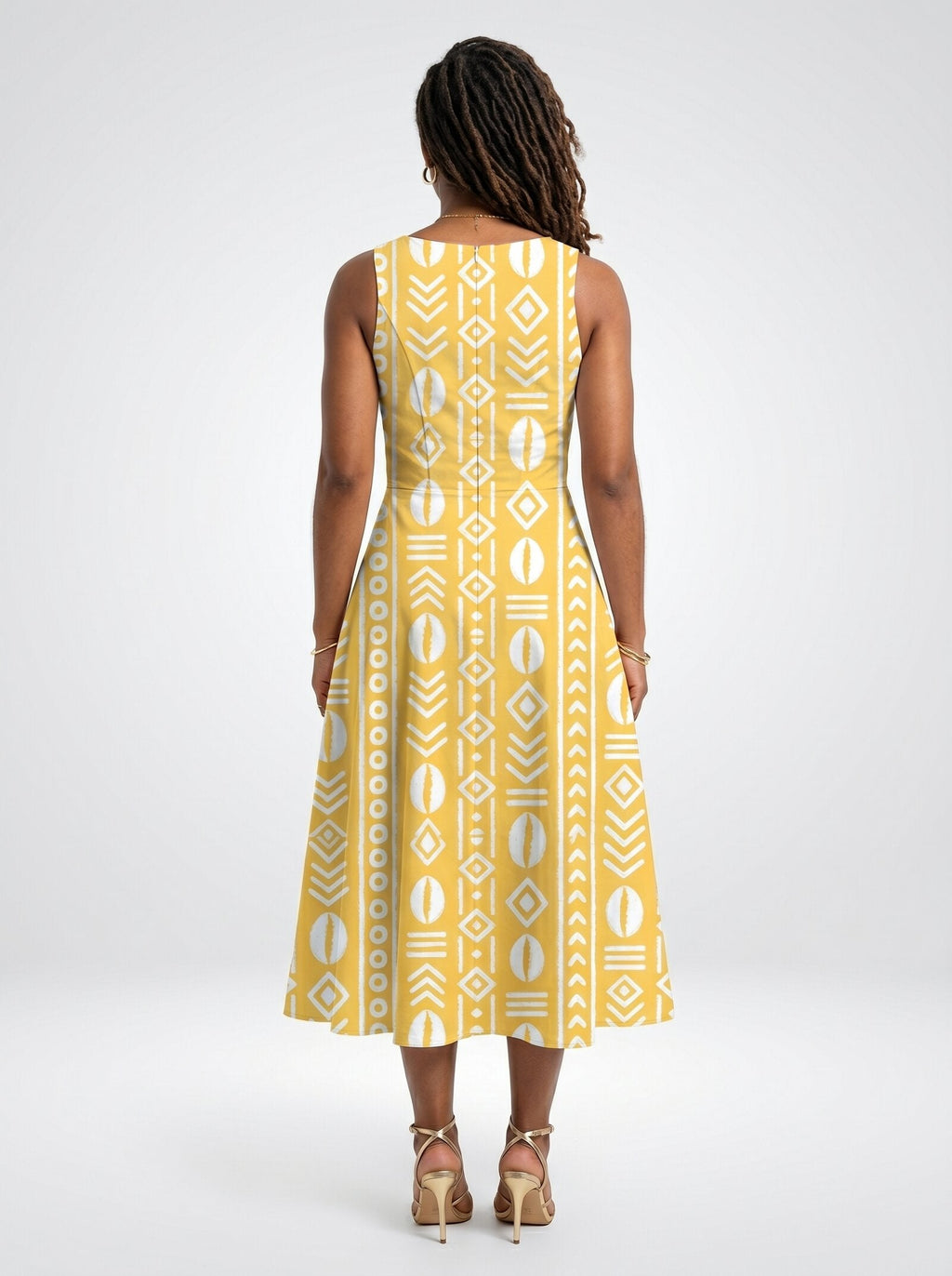'Oshun Dhahabu' Cotton Corset Dress