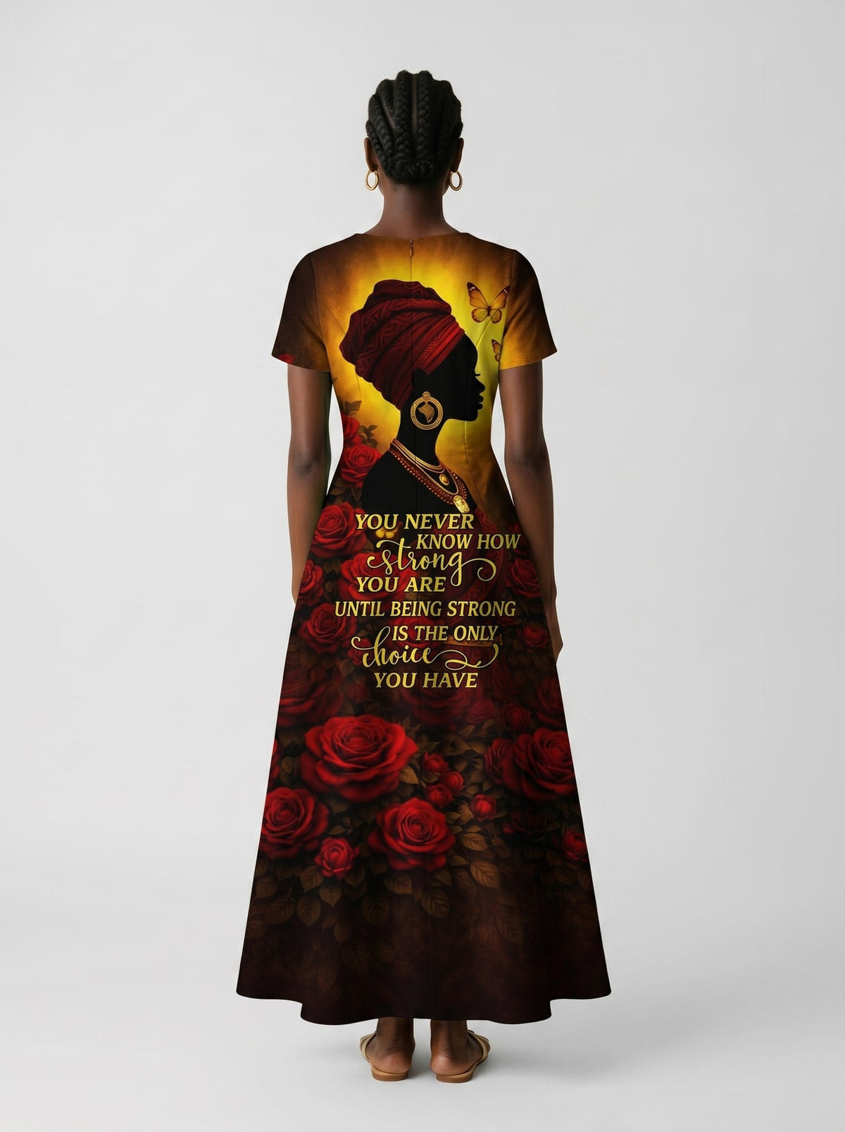 Thorn Short Sleeve Maxi Dress
