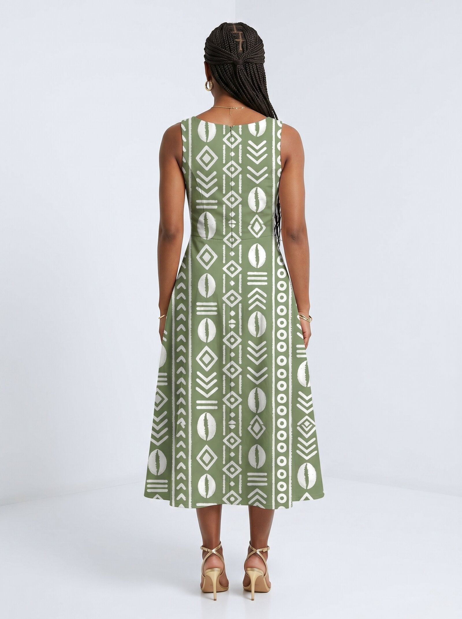 Oshun Verde Corset Dress
