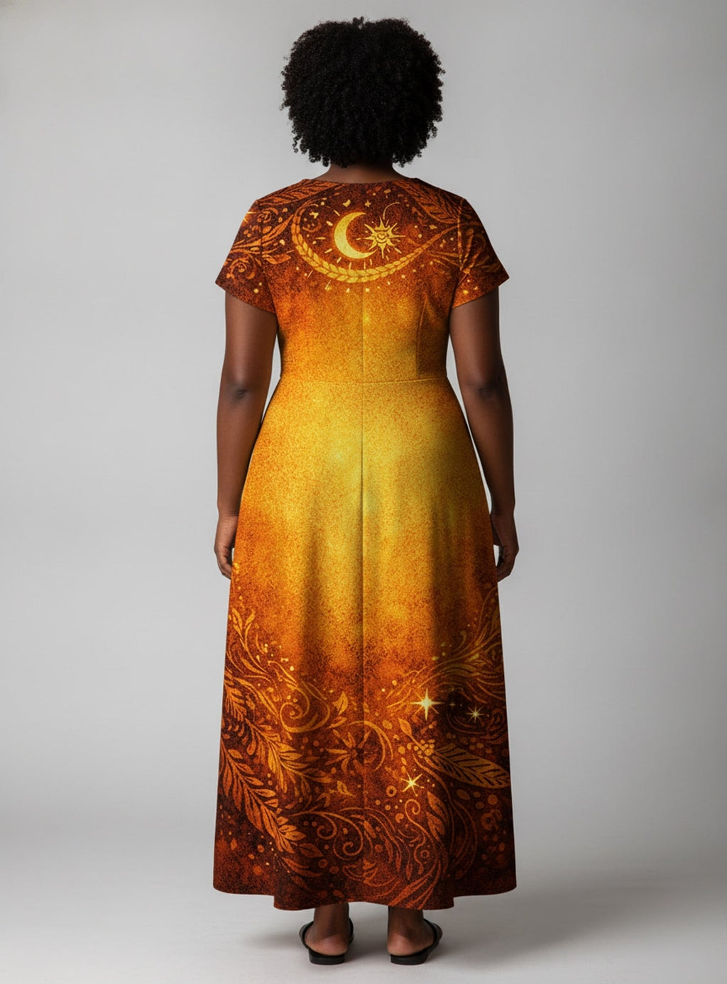 'Amara' Short Sleeve Maxi Dress
