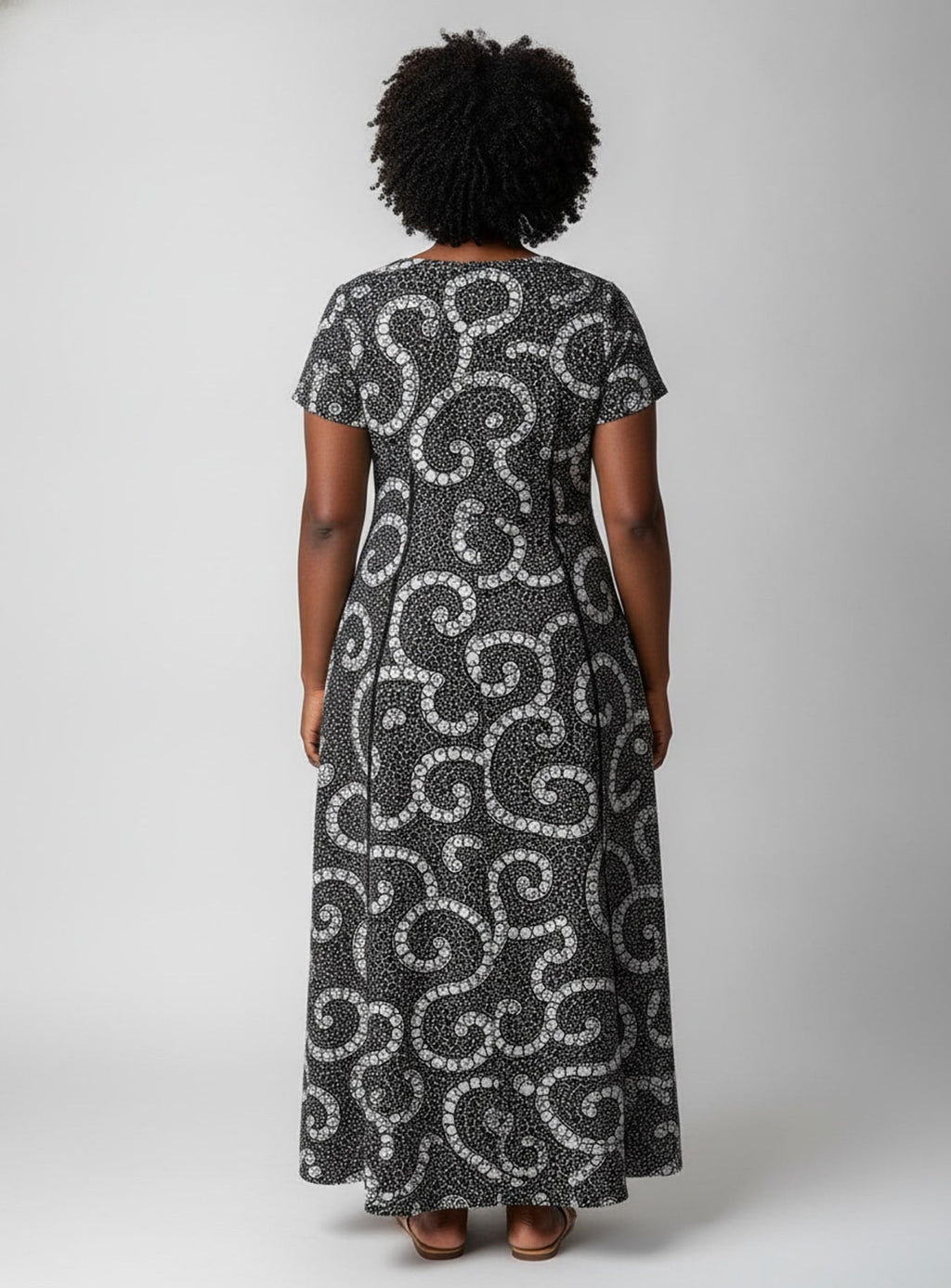 'Duara' Short Sleeve Maxi Dress