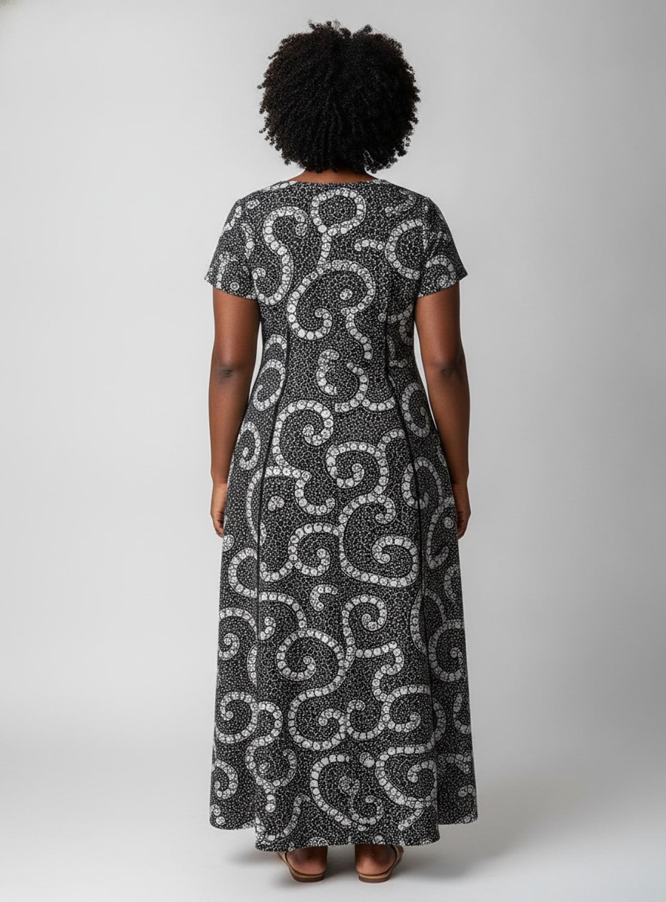 'Duara' Short Sleeve Maxi Dress