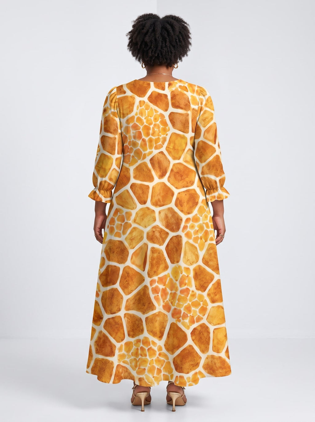 'Twiga' Long Sleeve Maxi Dress