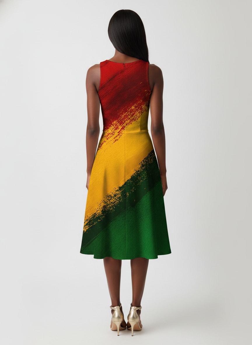 'Uhuru' Cotton Corset Dress