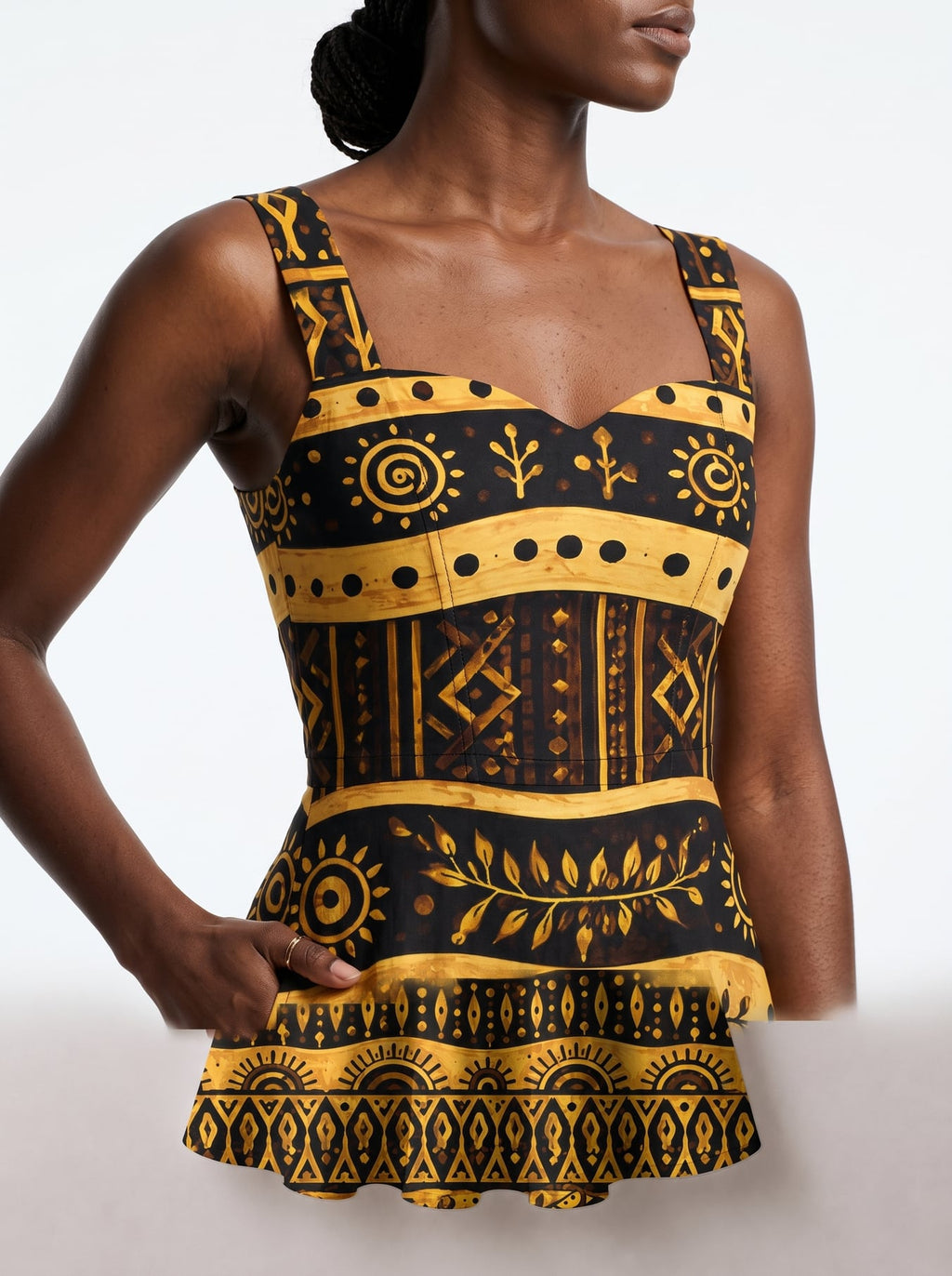 Baraka Cotton Corset Dress
