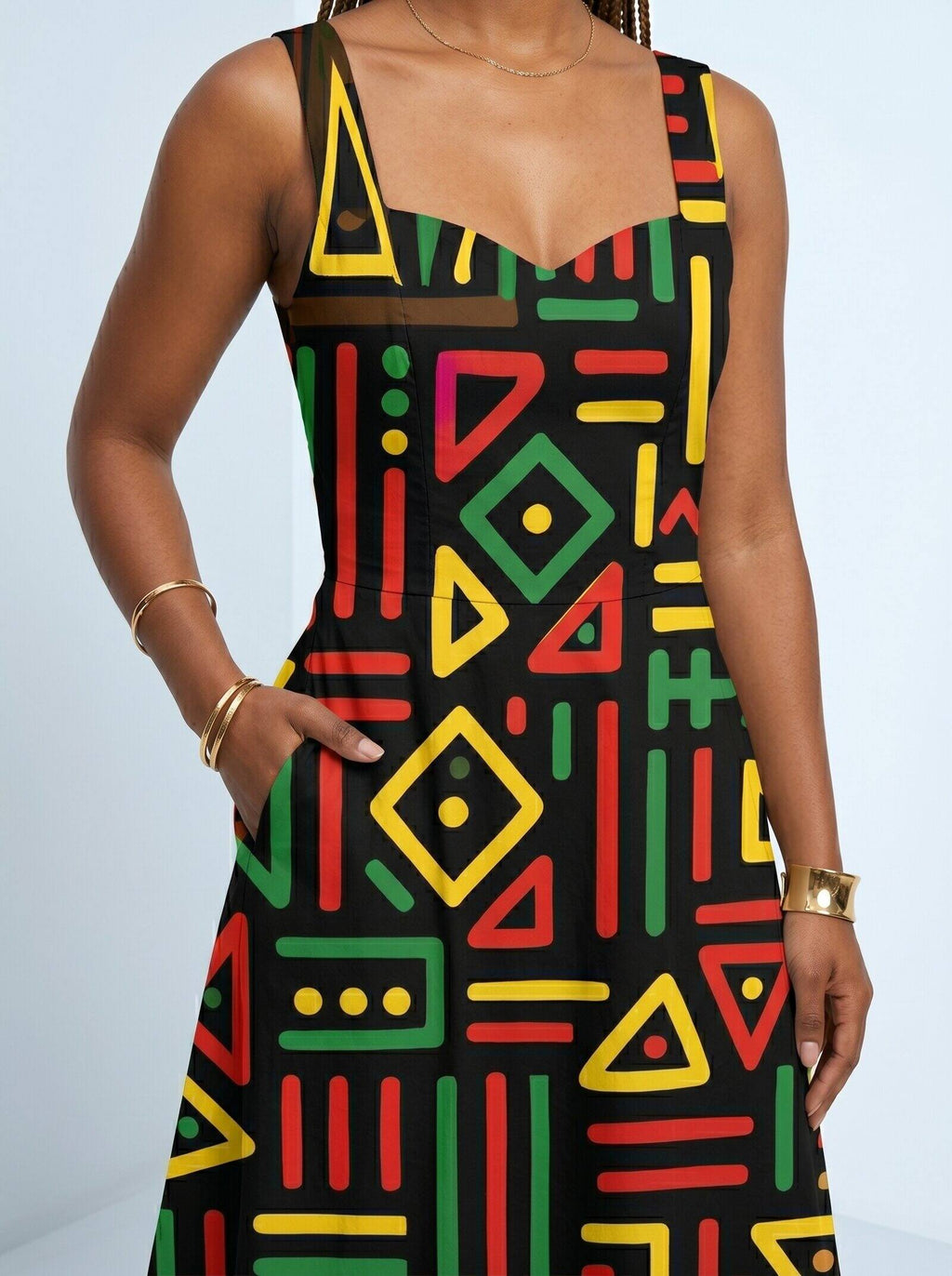 'Nairobi' Cotton Corset Dress