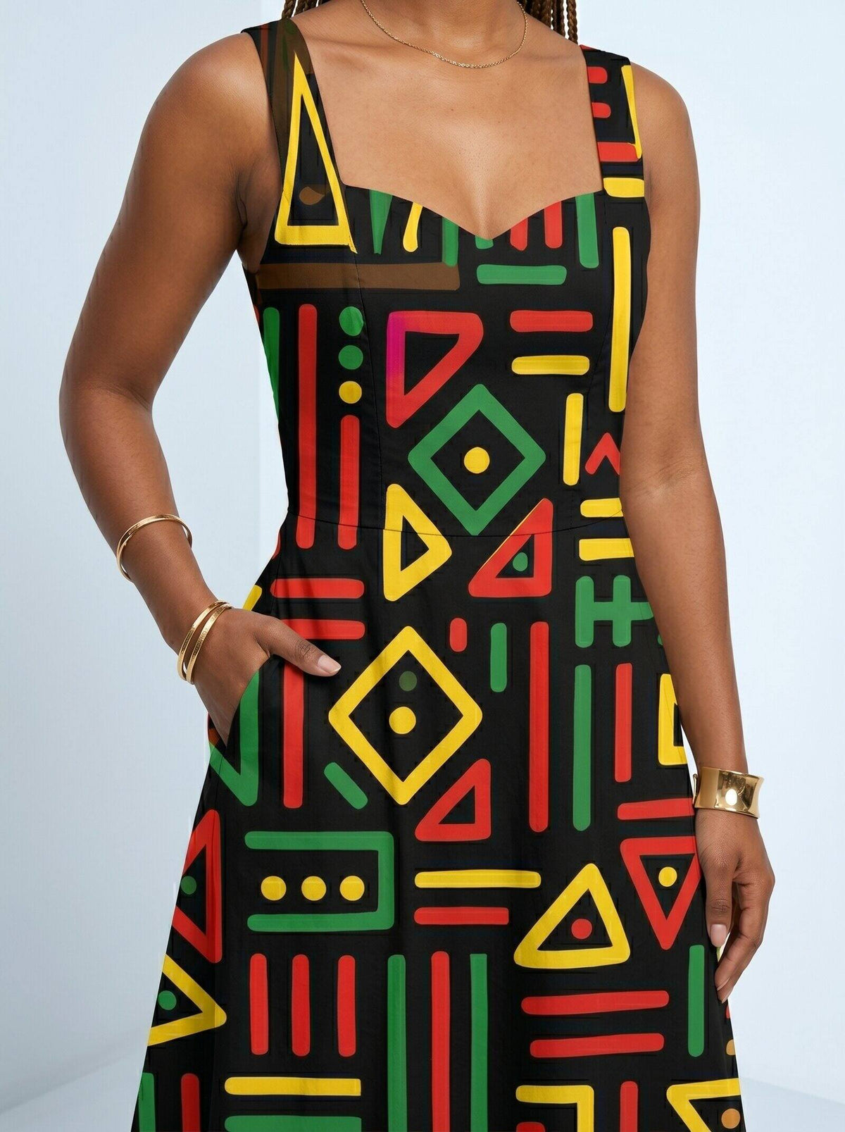 'Nairobi' Cotton Corset Dress