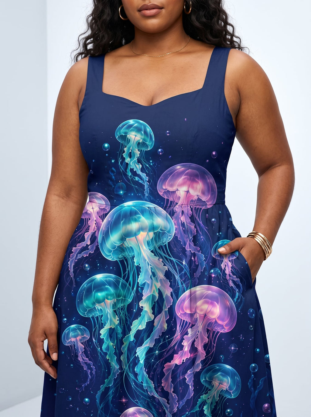 'Bahari' Cotton Corset Dress