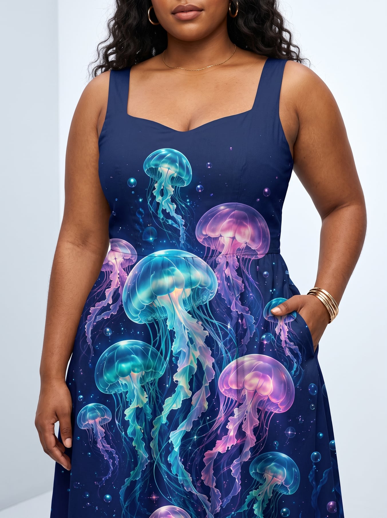 'Bahari' Cotton Corset Dress