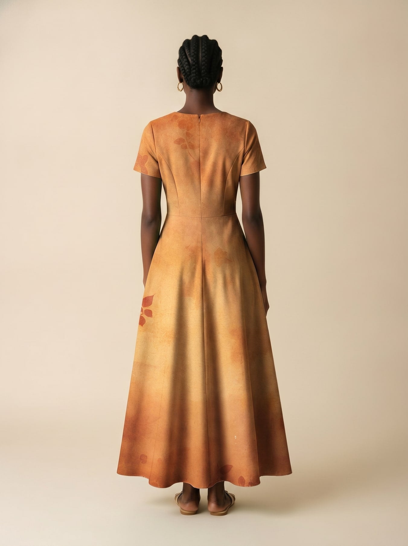 'Shujaa' Short Sleeve Maxi Dress