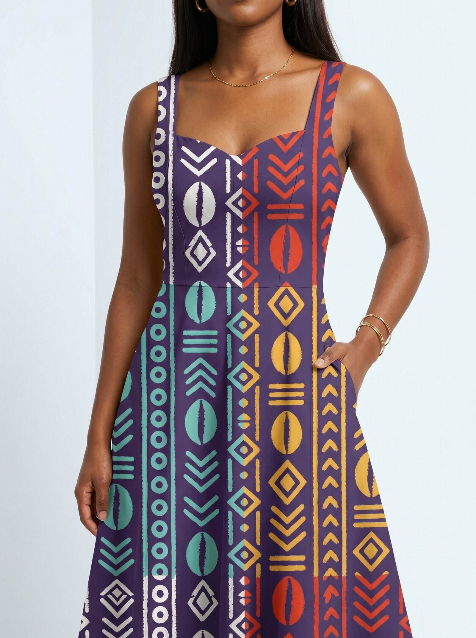 'Oshun Zamani' Cotton Corset Dress